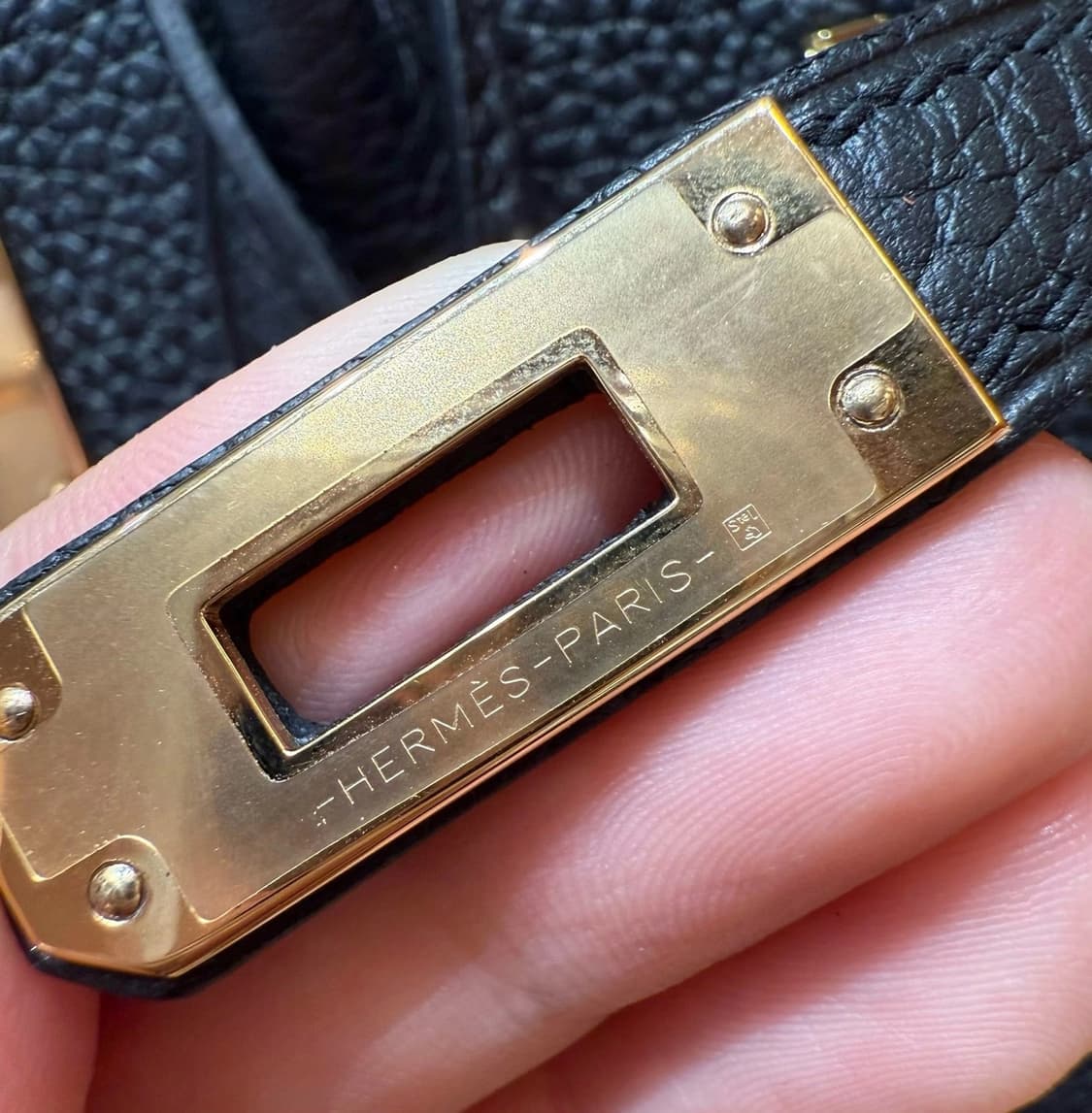 새상품 에르메스 버킨백 블랙 금장 25 올수공 상품이미지5