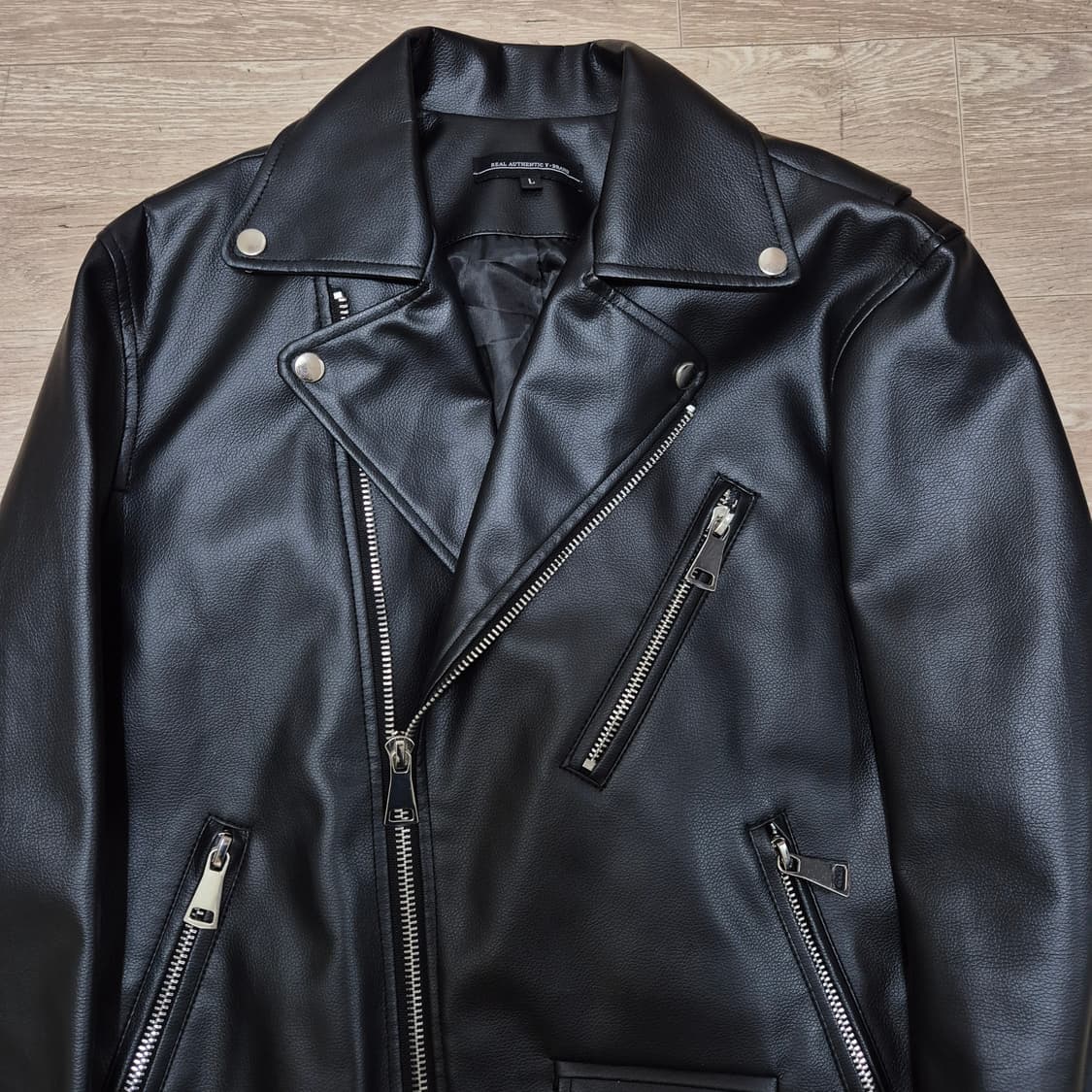 Y-BRAND 와이브랜드 레더 더블 라이더 가죽자켓 L(100) 상품이미지2