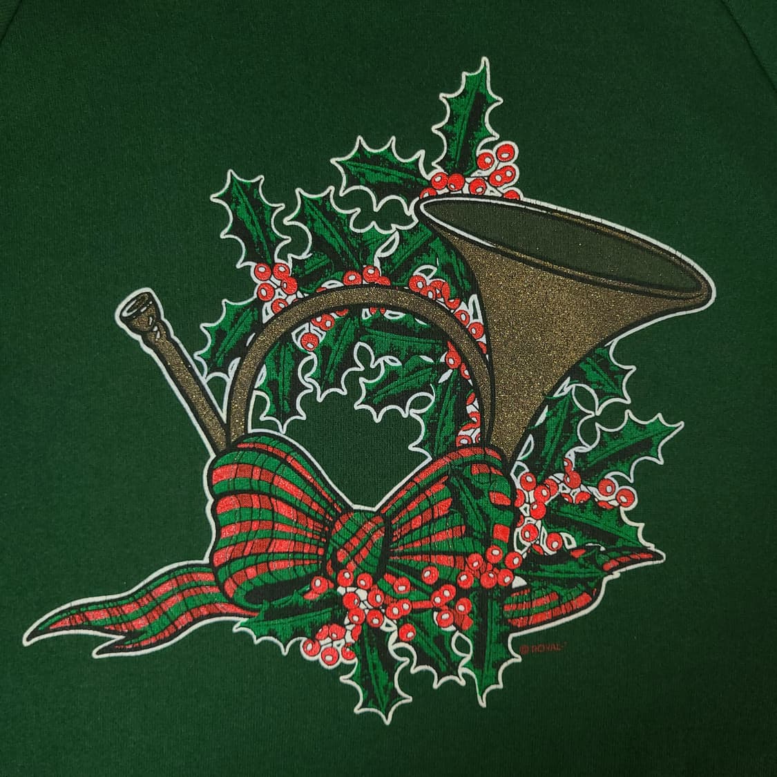 80s USA 빈티지 jerzees 나그랑 카키 스웻셔츠 긴팔 맨투맨 상품이미지2