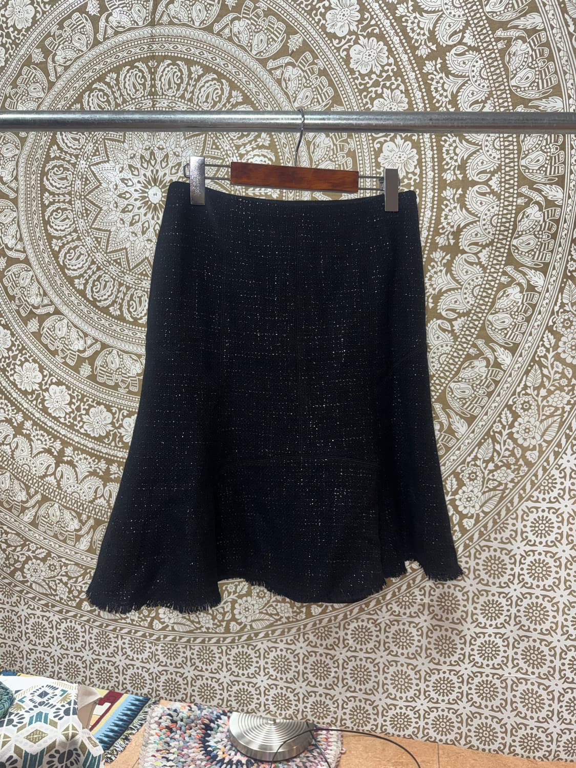 오브제 여성 디테일 미디스커트  상품이미지3