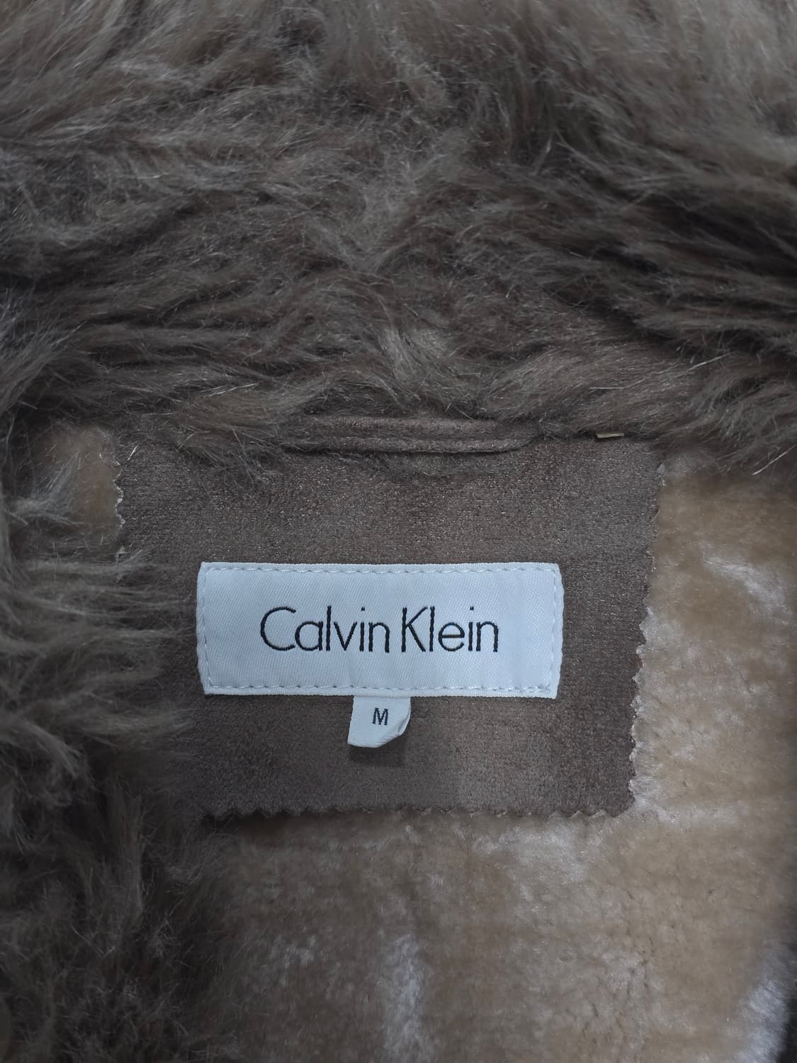 캘빈클라인 내추럴 스카 무스탕 코트 M 상품이미지5