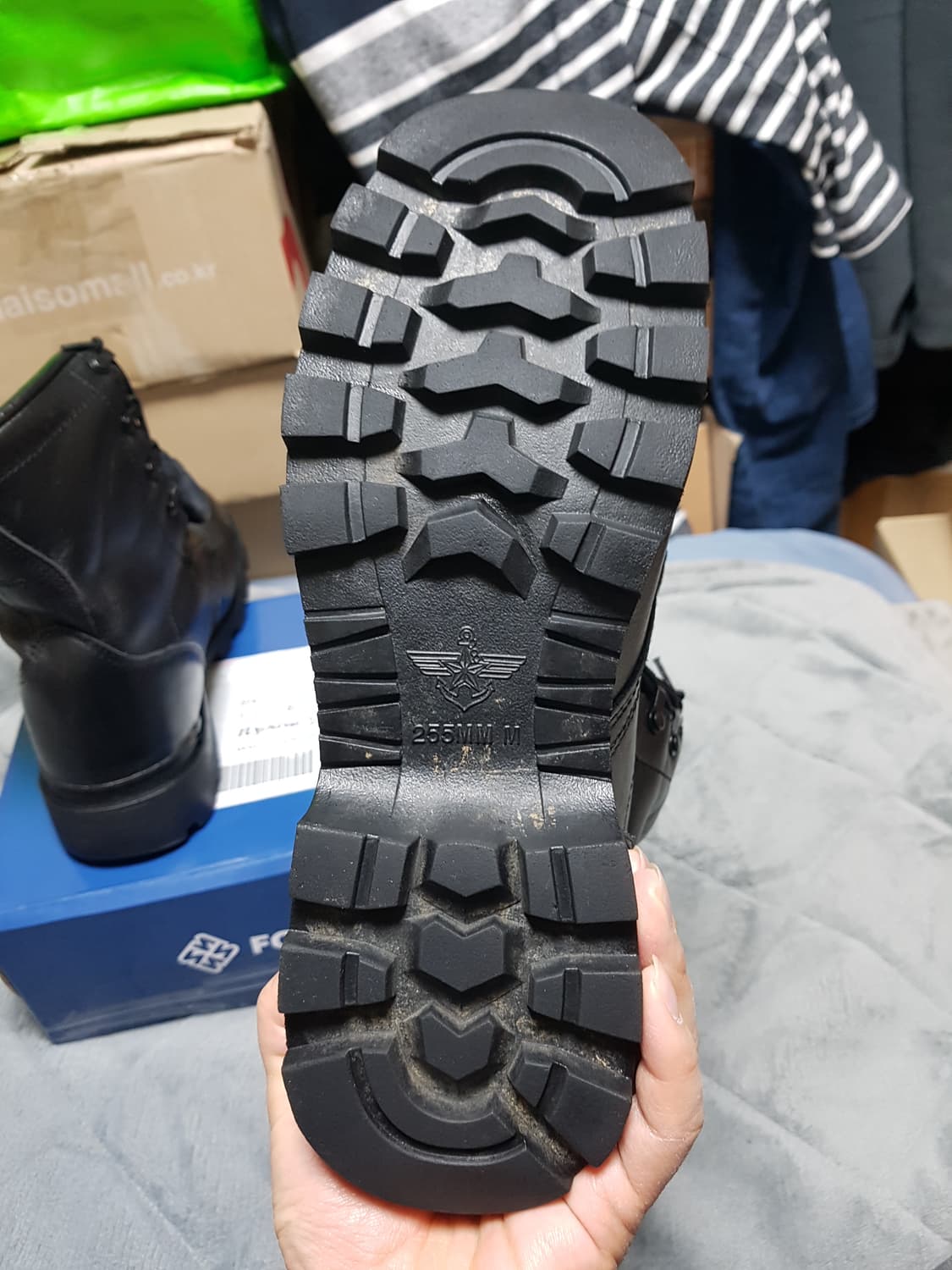 접착식 전투화 군화 255M 판매 상품이미지4