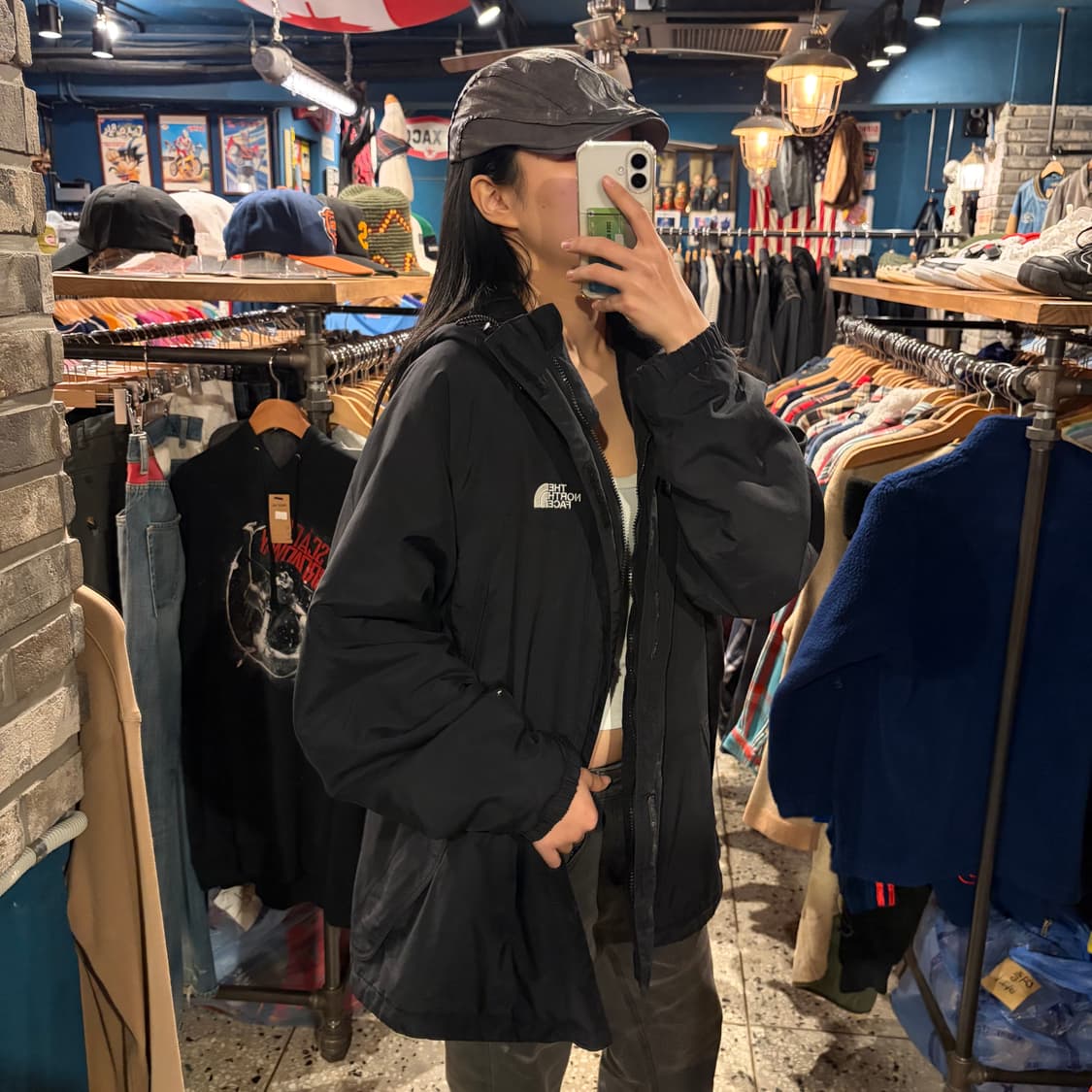 northface 노스페이스 기모 바람막이 점퍼 상품이미지1