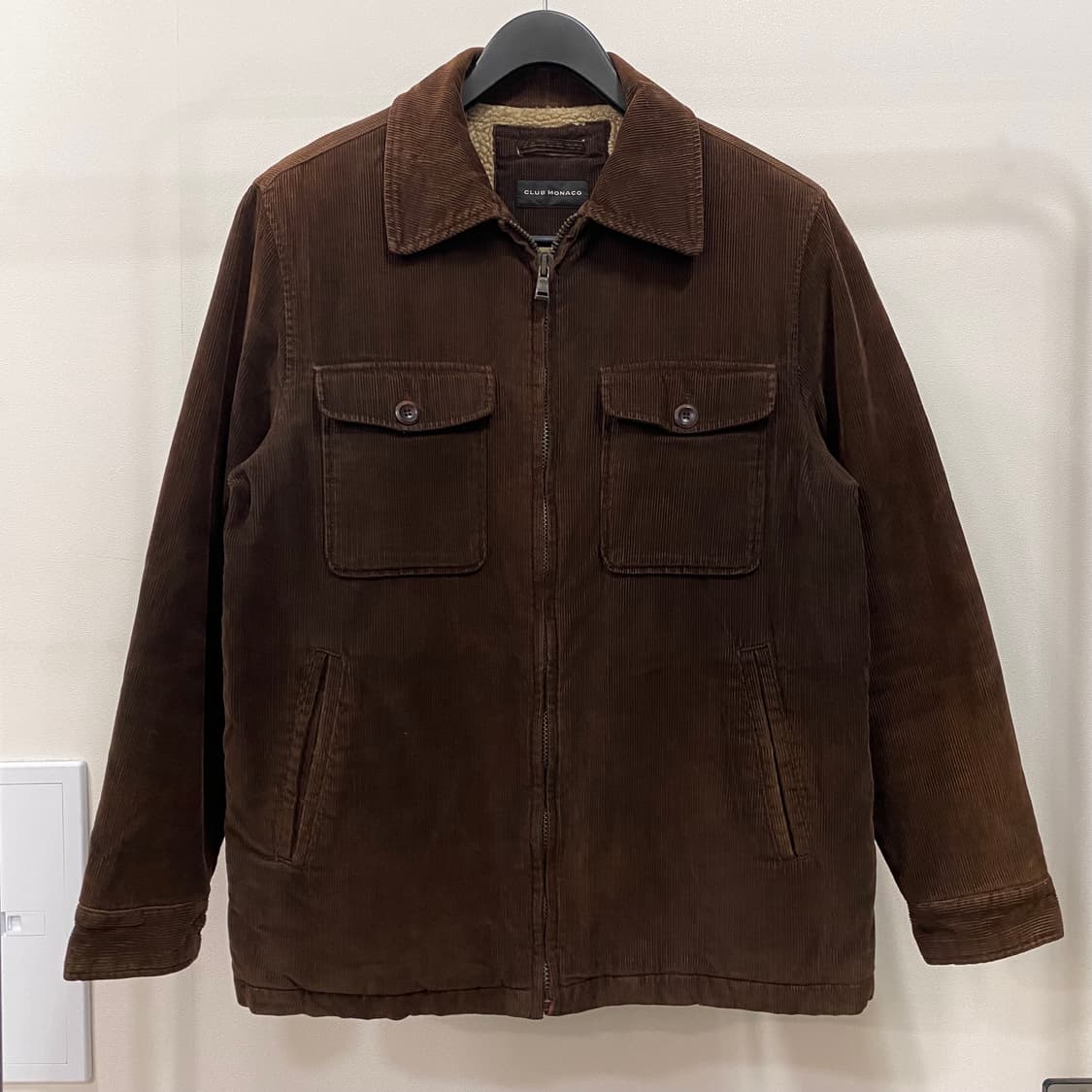 클럽모나코 코듀로이 셰르파 자켓 상품이미지1