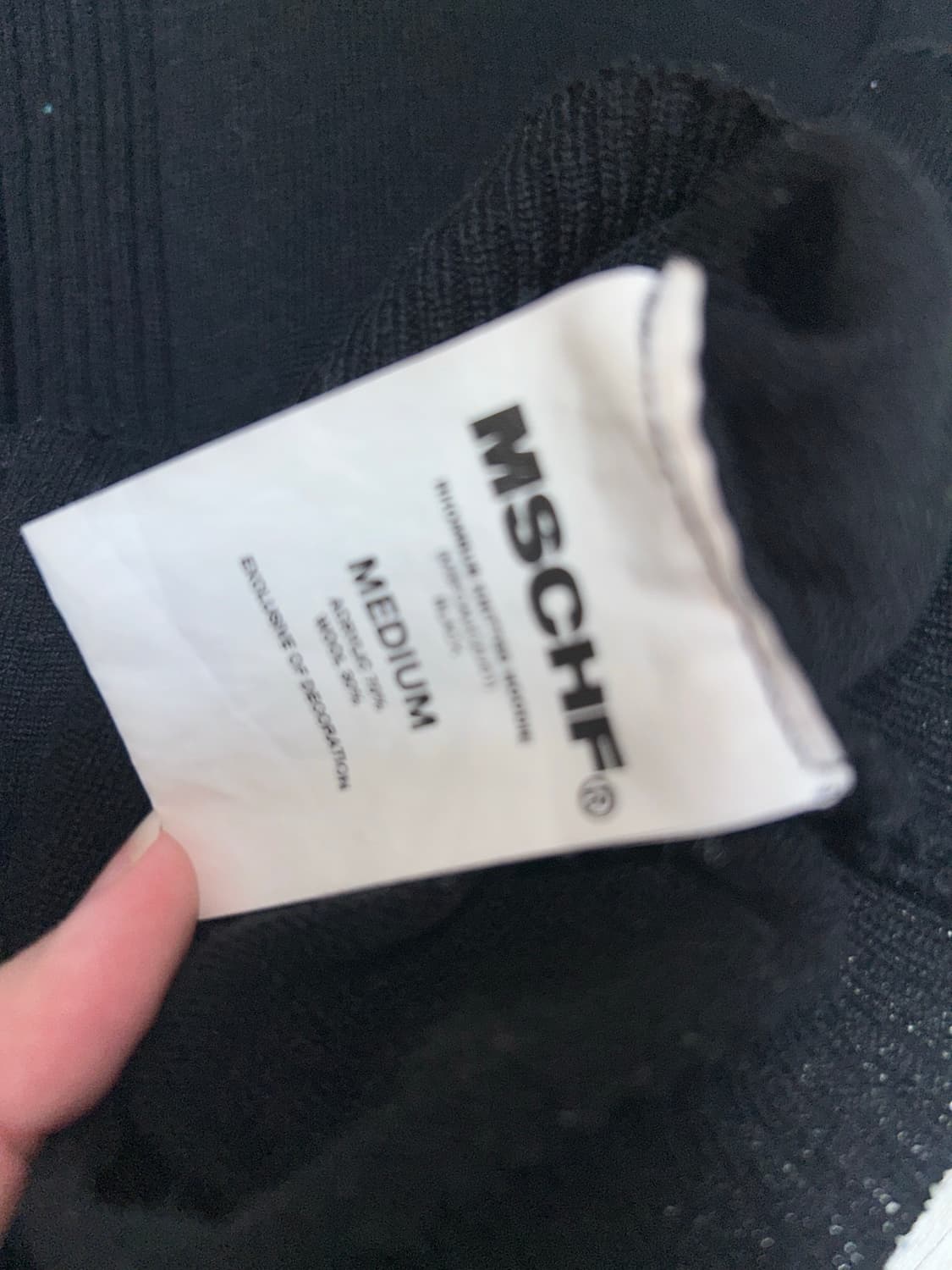 미스치프 롬버스 니티드 후드  상품이미지2