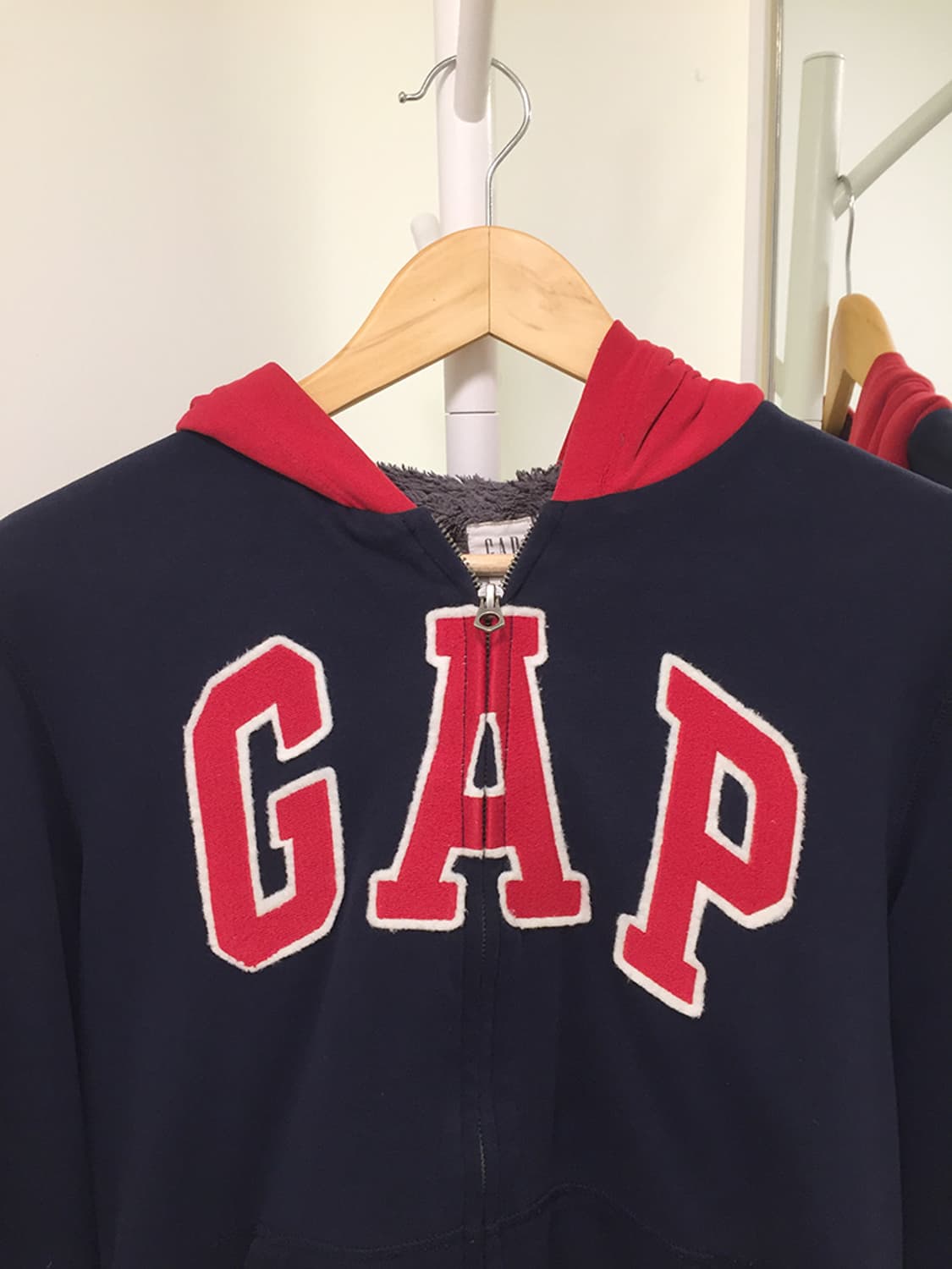 여성 GAP 양털 후드집업 100 상품이미지4