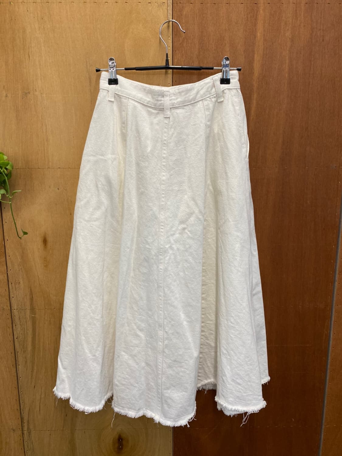 화이트데님스커트 (XS) 상품이미지6