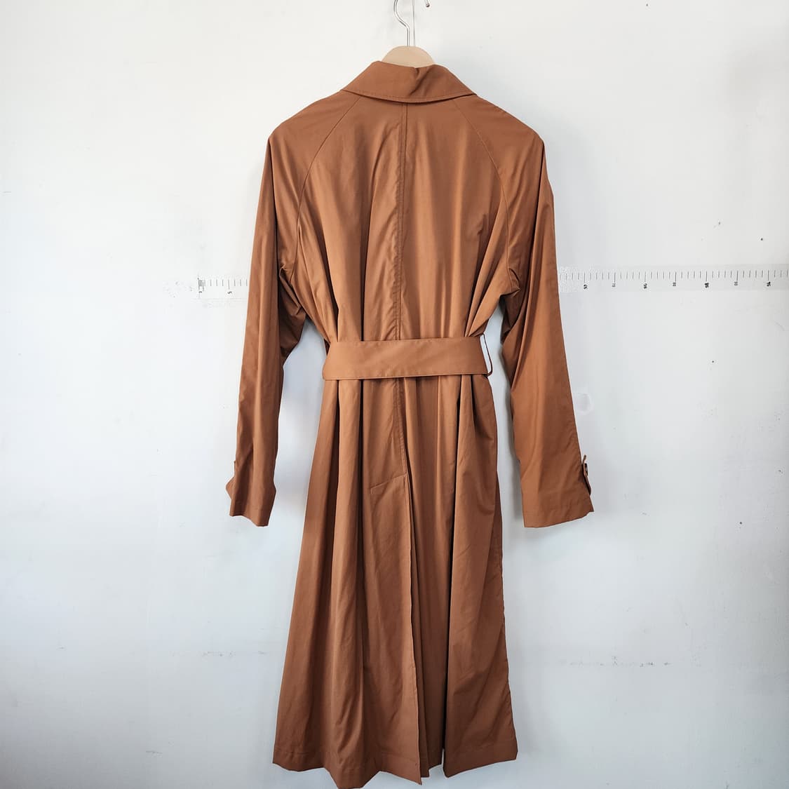 셀럽샵 브라운 벨트 롱 트렌치코트 상품이미지5