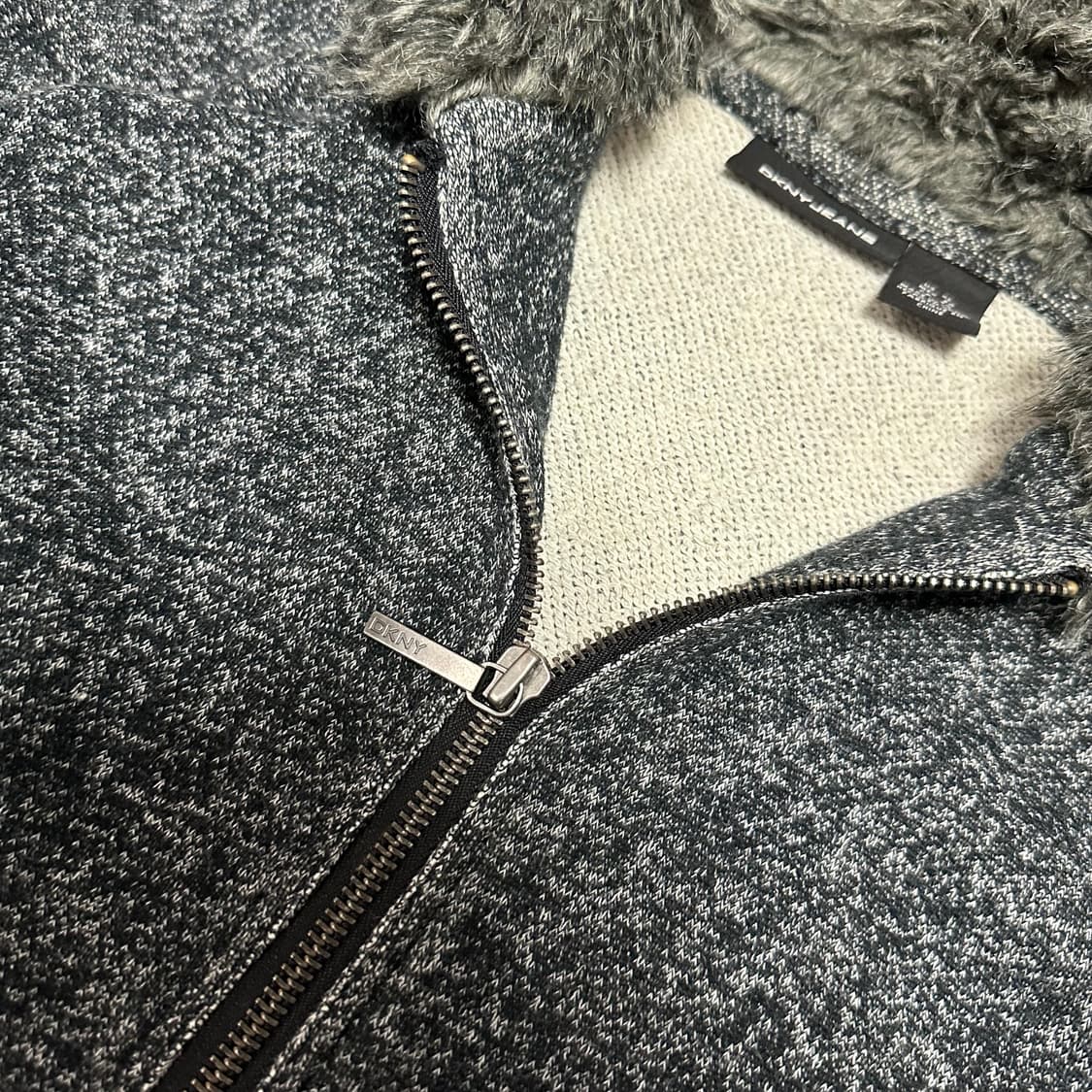 Dkny 그레이 퍼 후드집업 상품이미지5