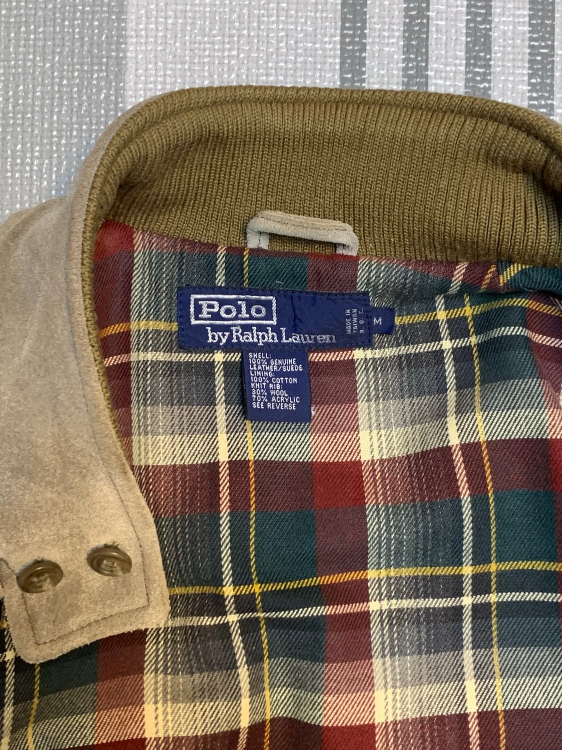 [M]빈티니 폴로 스웨이드 헤링턴 자켓 상품이미지3