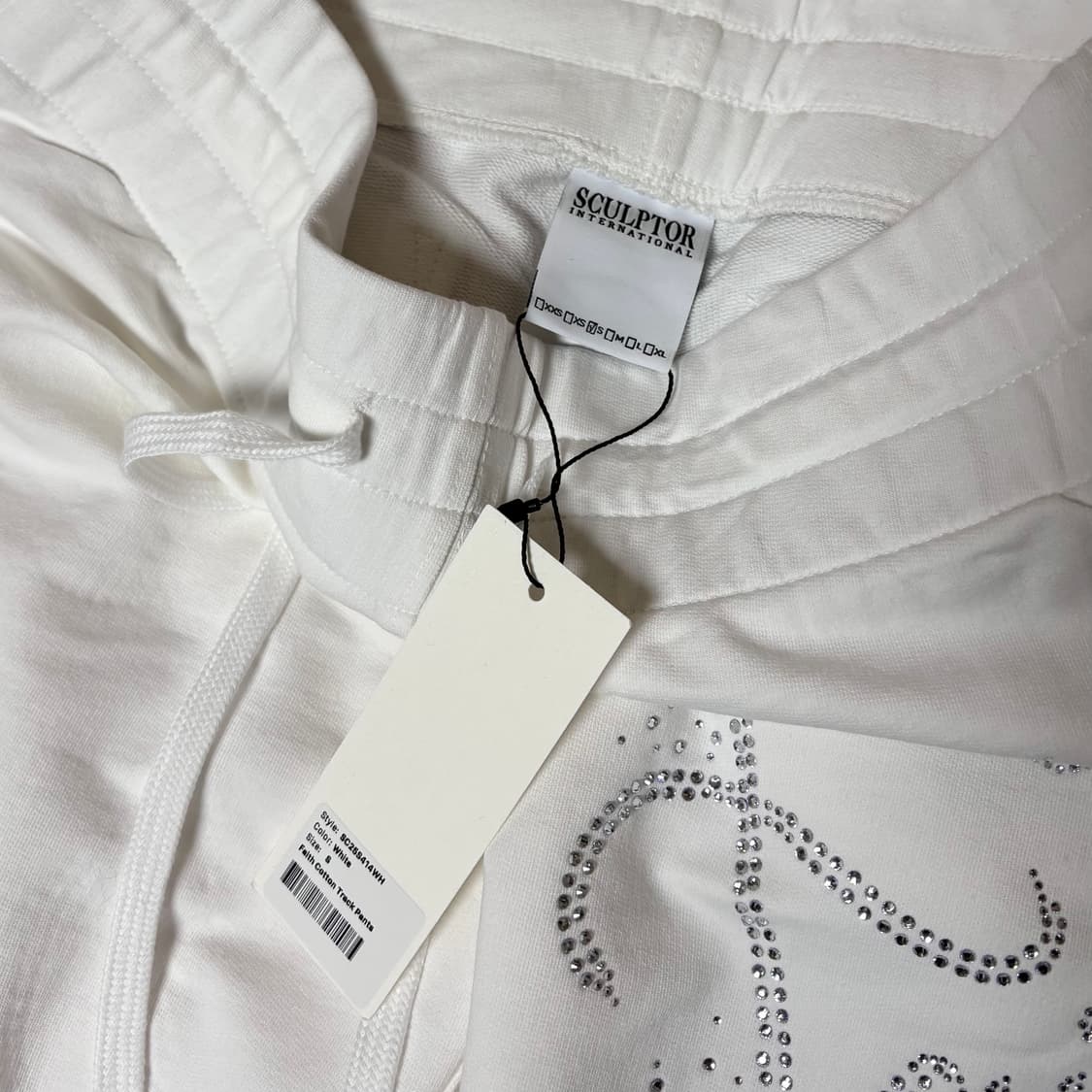 (새상품) 스컬프터 Faith Cotton Track Pants 화이트 상품이미지4