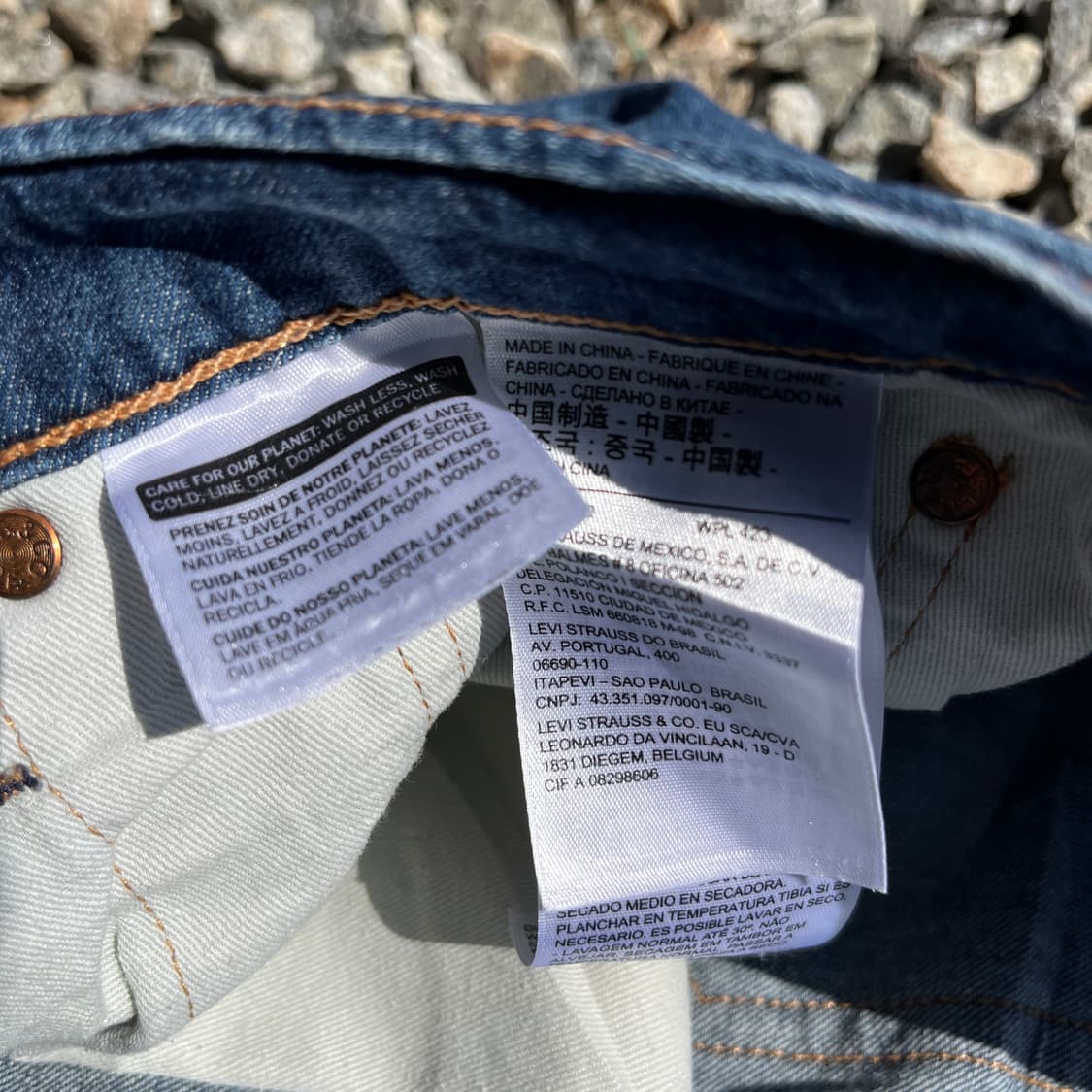 리바이스 LOT 569 빅E  프리미엄 데님 (실측확인) 상품이미지5