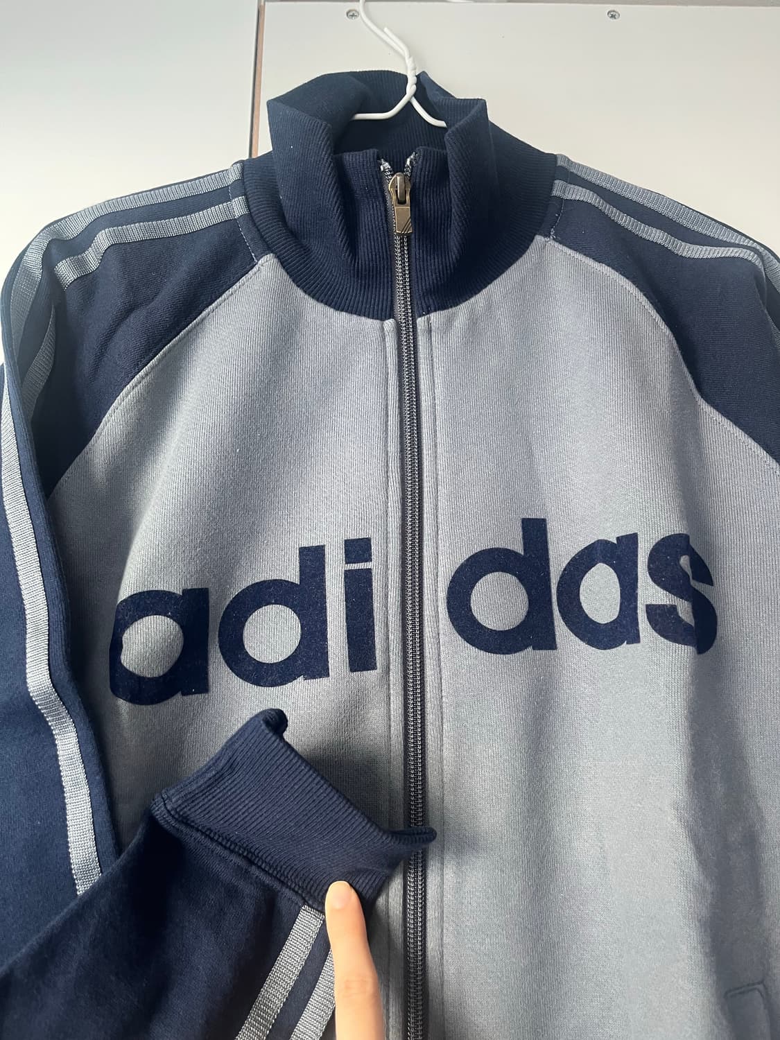 아디다스 져지 빈티지 배색 새상품 상품이미지1