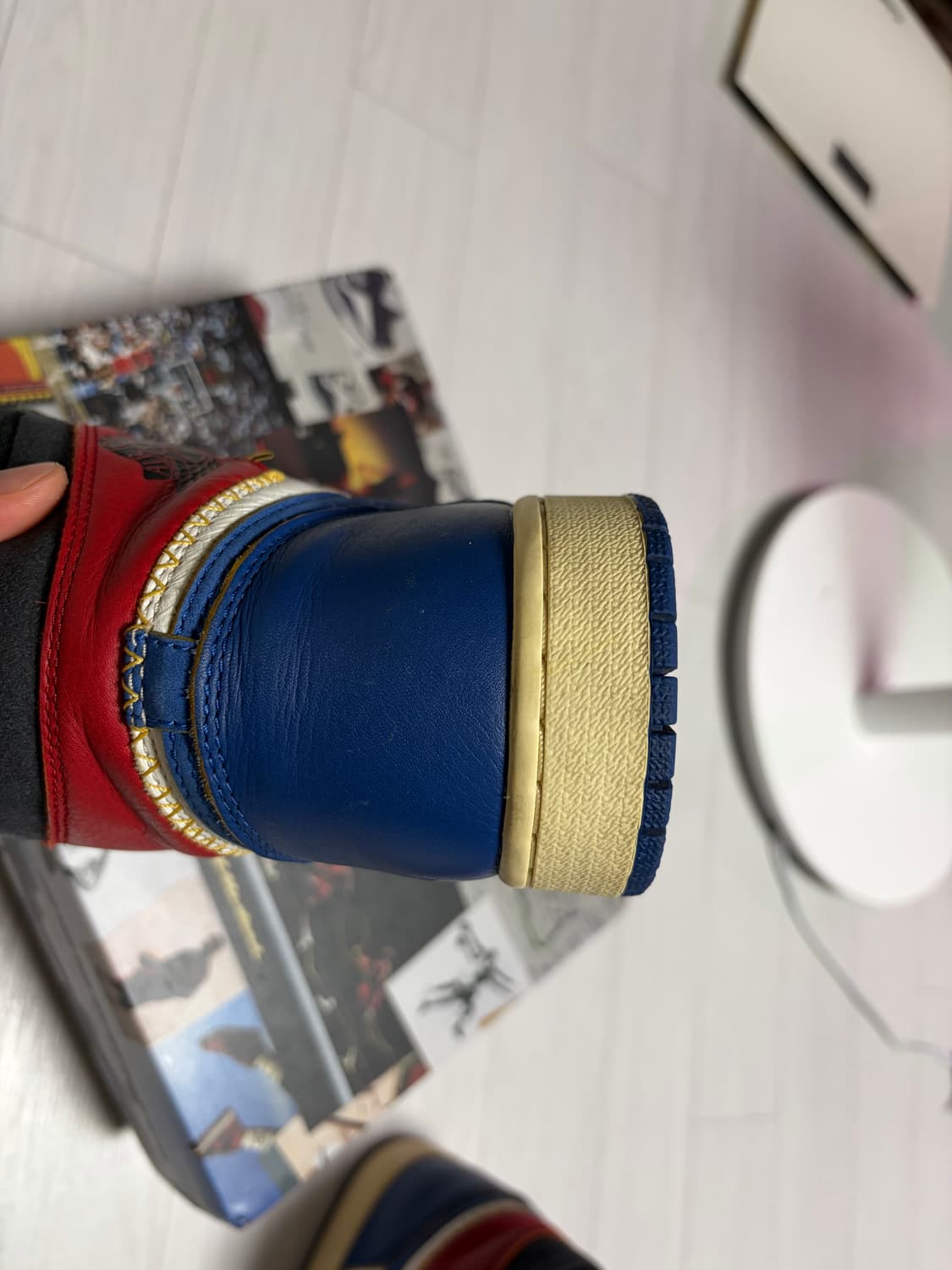 유니온x조던1 블루토 260 상품이미지4