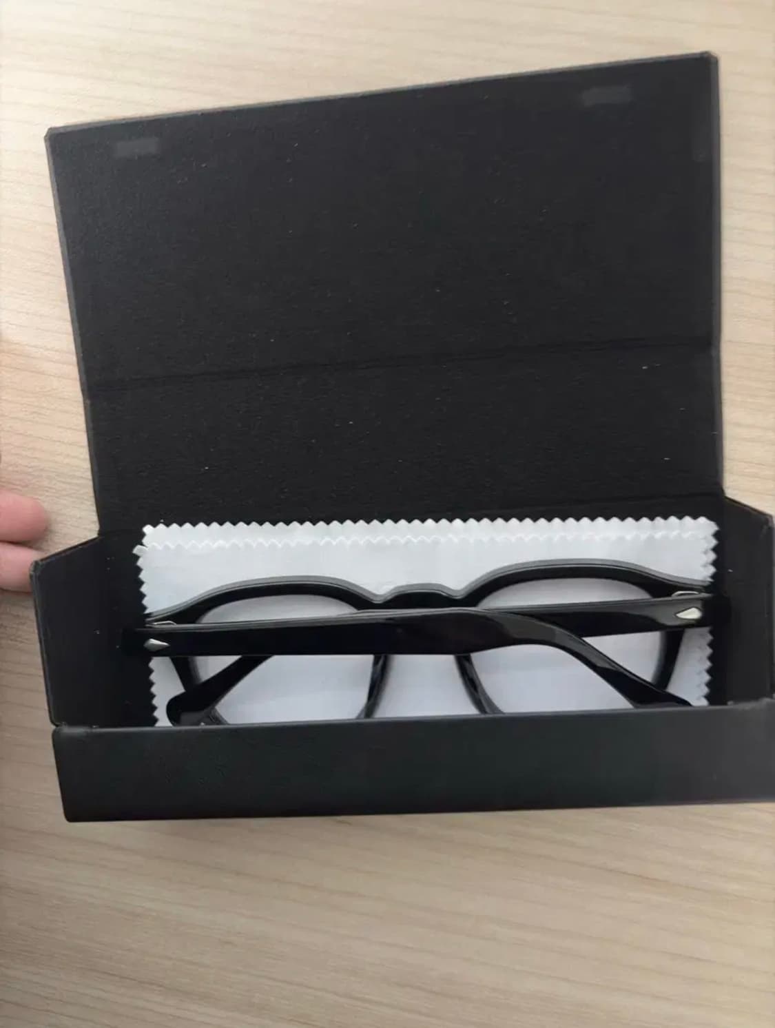 한글안경 EPI 블랙 뿔테 안경 상품이미지2