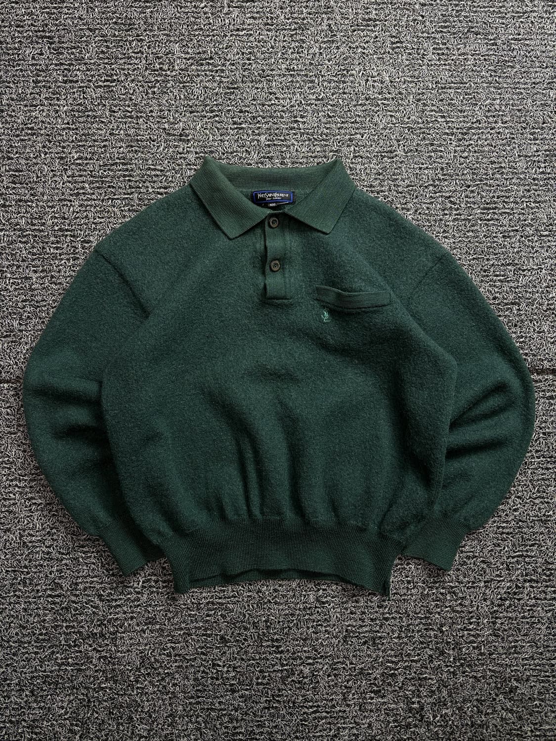 90s YSL 입생로랑 아카이브 카라넥 울 니트 2043 상품이미지2