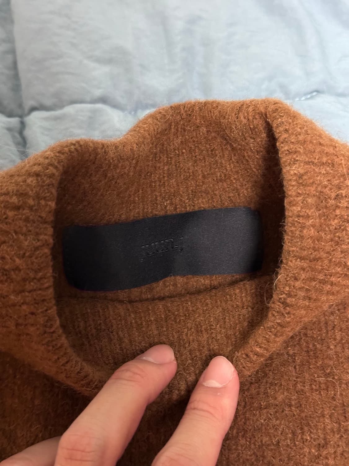 준지 알파카 니트 M(100-105) 상품이미지5