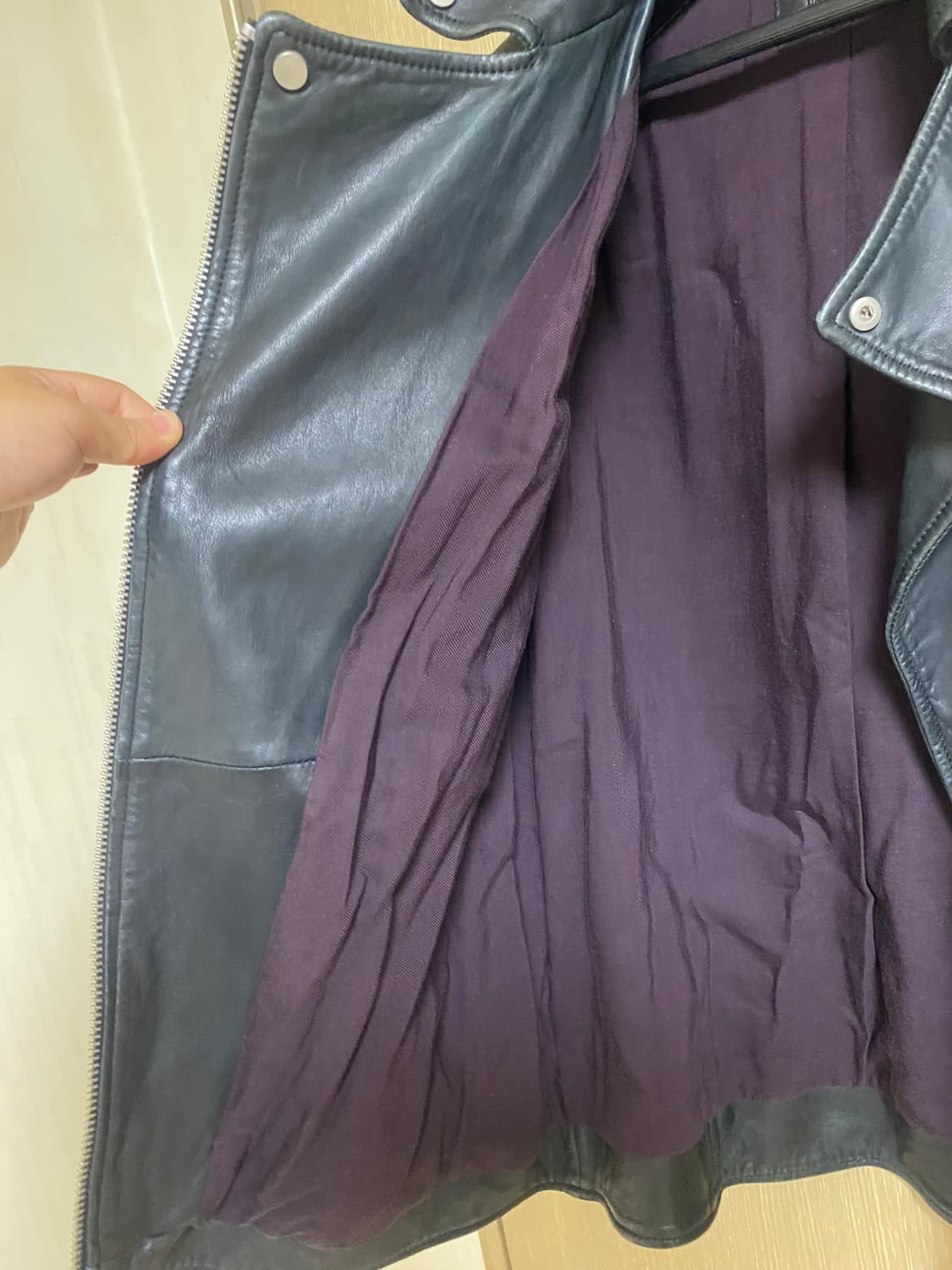 여성 ALL SAINTS 올세인츠 더블라이더자켓 EU36사이즈 상품이미지5