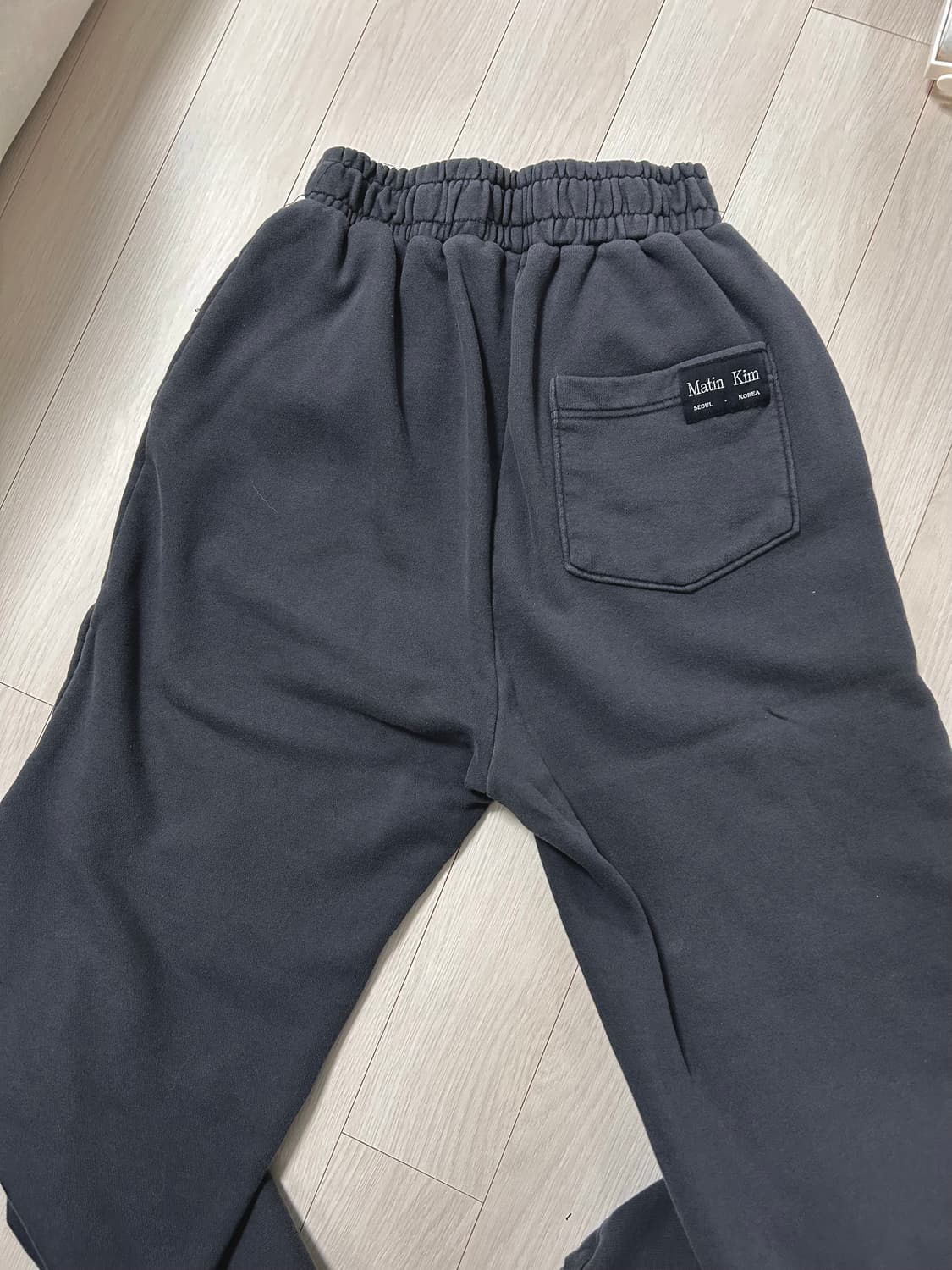마뗑킴 스웻팬츠 차콜M 상품이미지1
