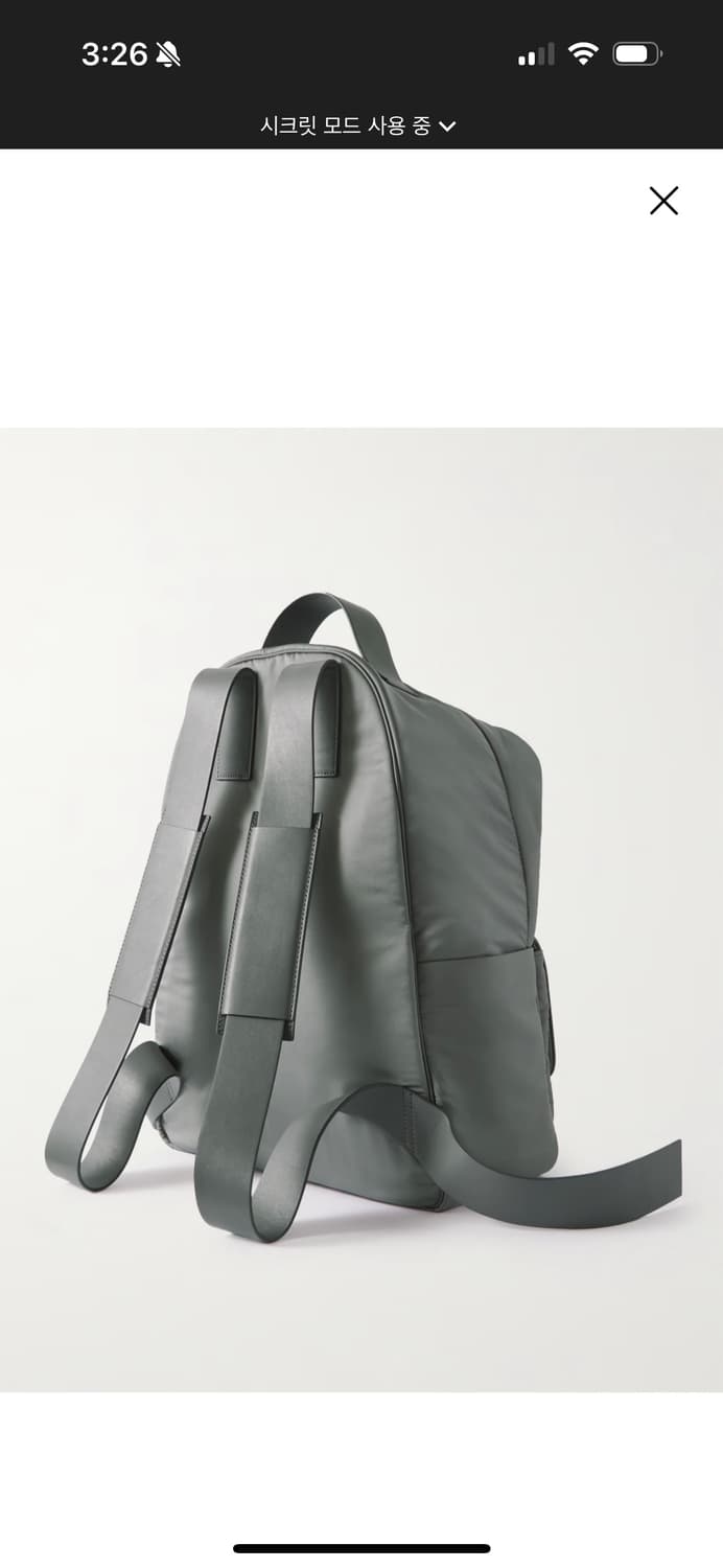 피어오브갓 레더 트림 쉘 백팩 상품이미지3