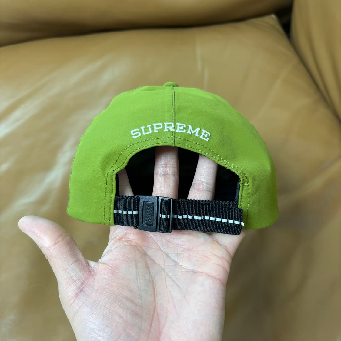 슈프림 S로고 6패널 볼캡 모자 고어텍스 올리브 그린 상품이미지8