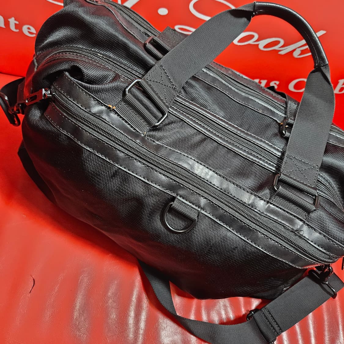 켈빈클라인 빈티지 Y2k 가죽 혼방 보스턴 토트백  상품이미지9