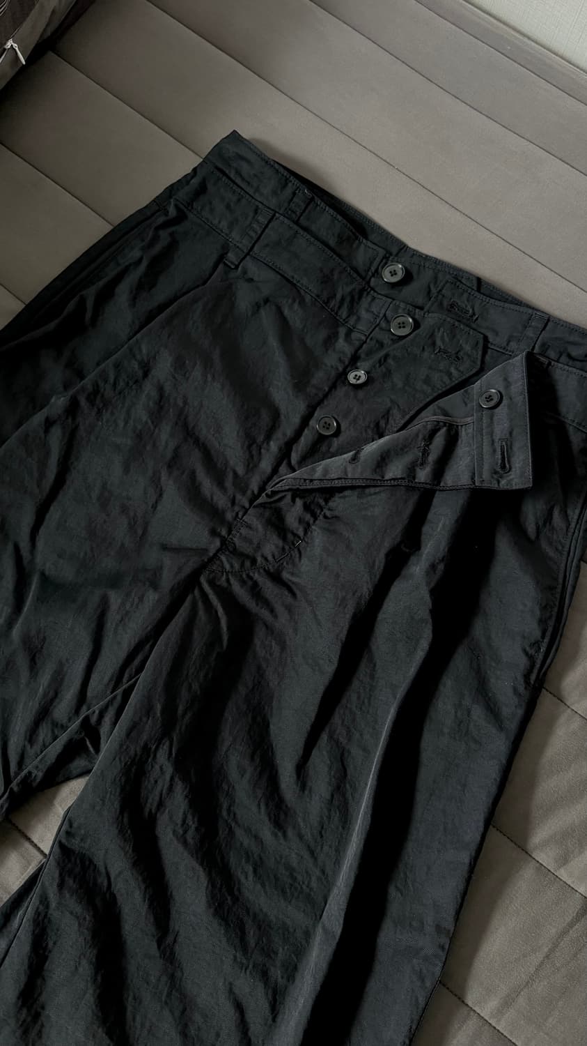 [EE] DOUBLE WAIST NYLON TROUSER (XS) 상품이미지1