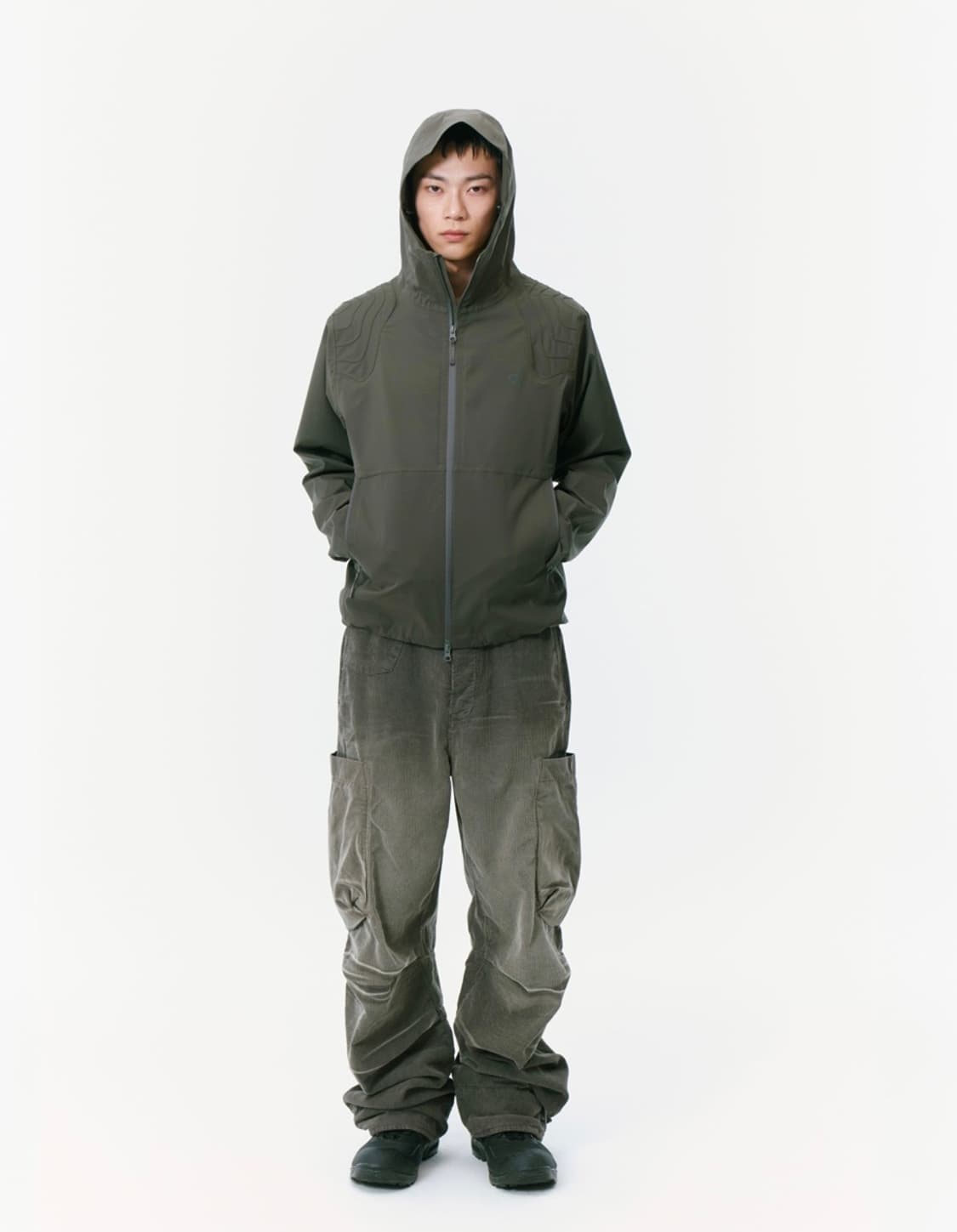 산산기어 ALEA SHELL JACKET [CHARCOAL] 상품이미지9
