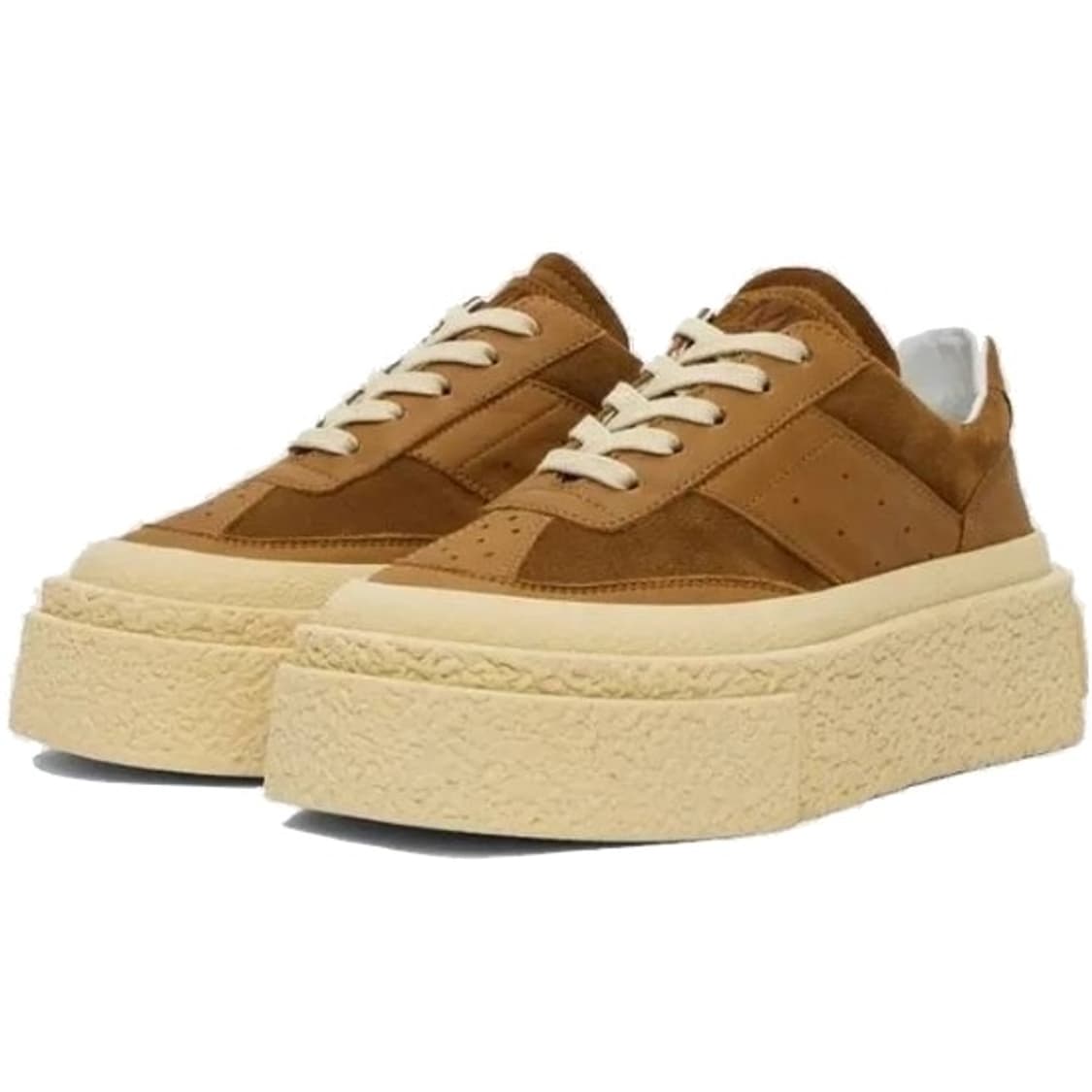 Mm6 메종 마르지엘라 컬러 블록 청키 플랫폼 스니커즈 43 상품이미지1