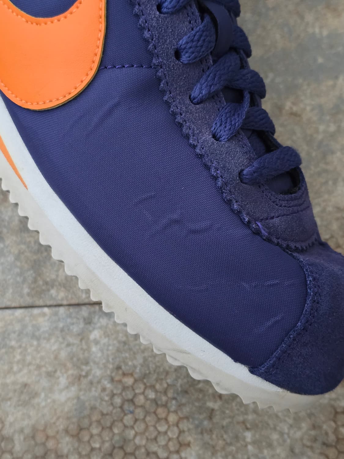 (265)나이키 코르테즈 나일론 퍼플 오렌지 상품이미지7