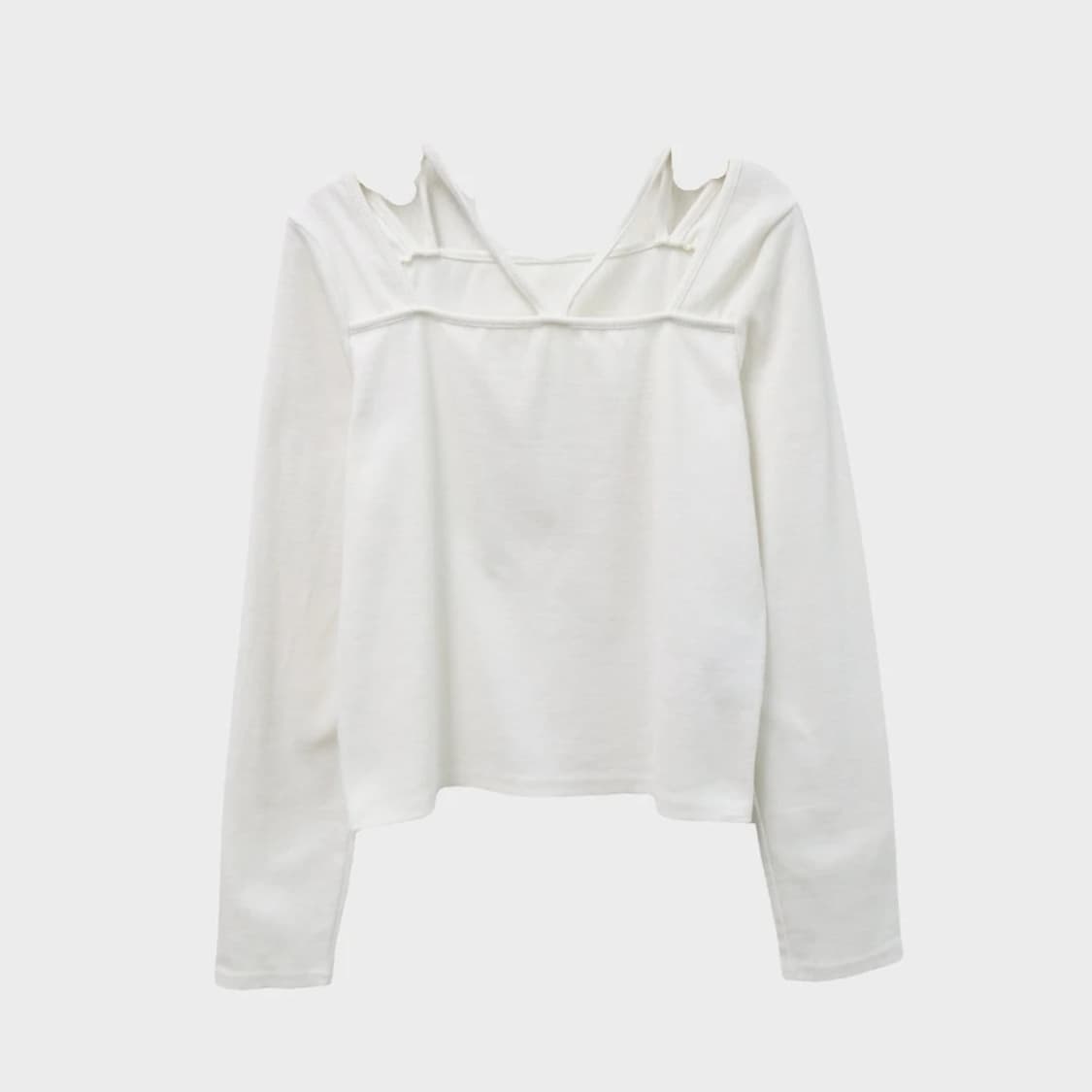 GLAMB 두줄 스퀘어넥 티셔츠 66345 상품이미지1