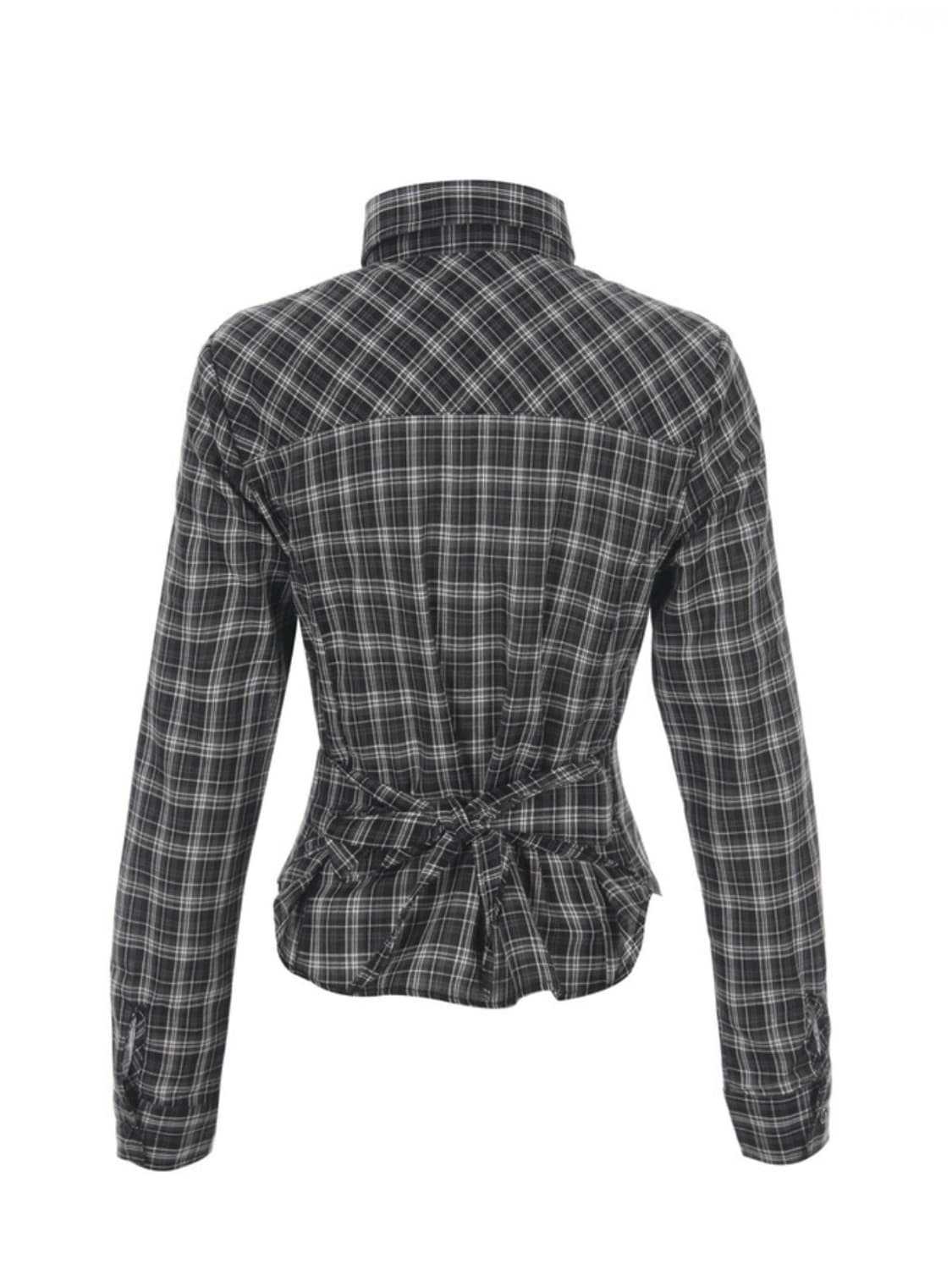 Wsc archive Check tied shirt 셔츠 상품이미지2