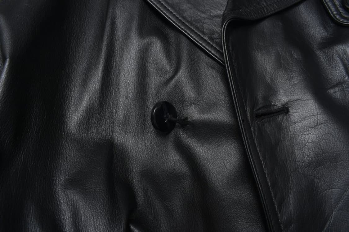 90S 레더 소가죽 트렌치 코트 100 M0073 상품이미지5