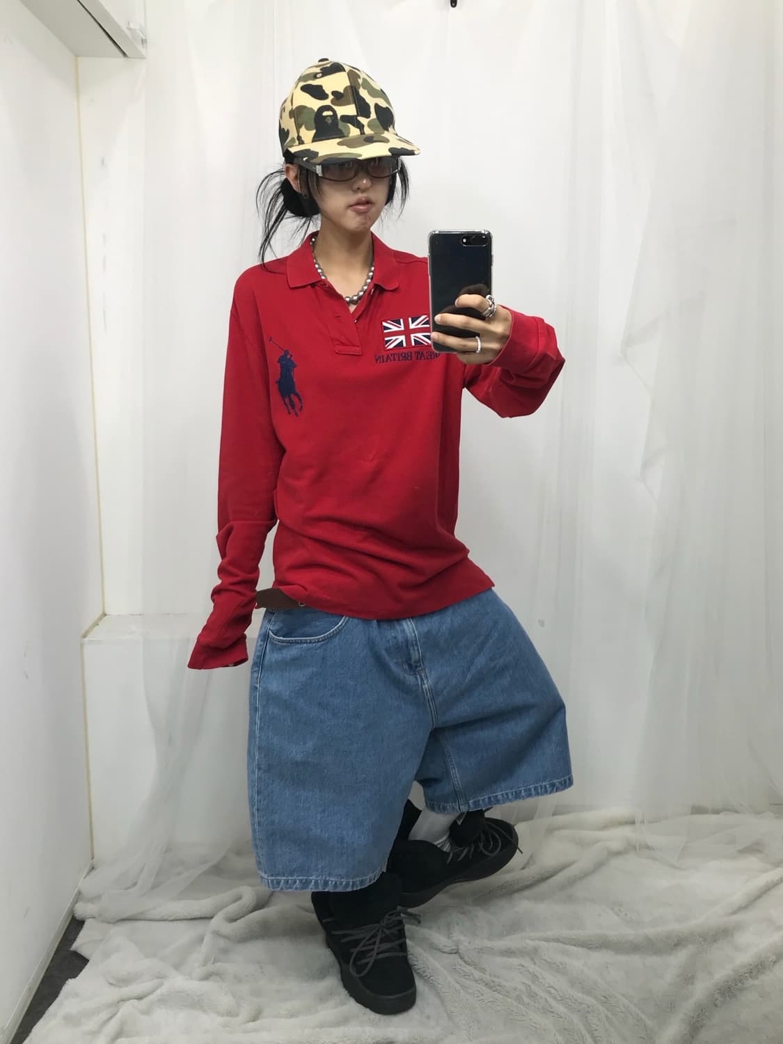 폴로 빅포니 유니언잭 패치 롱슬리브 ( 레어 ) 상품이미지3