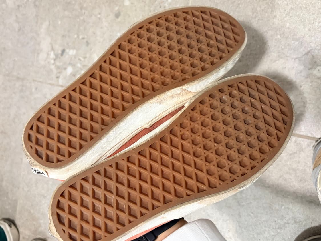 반스 어센틱 핑크 스웨이드 225 상품이미지3