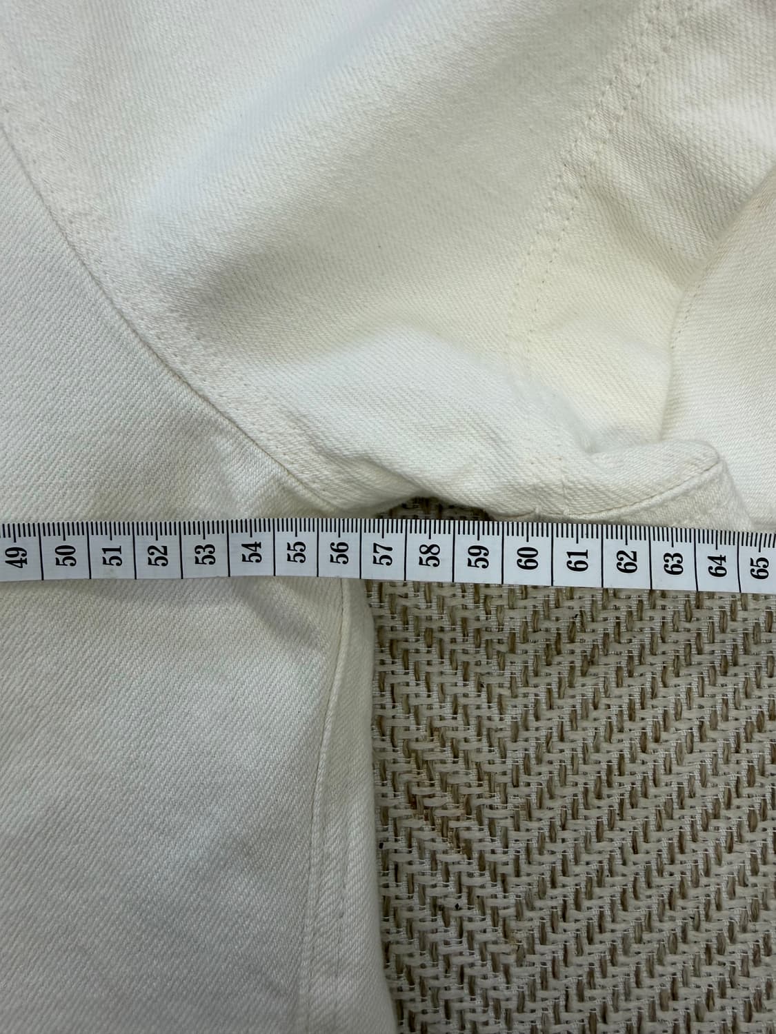 정품) 우영미 파리 남성 오버사이즈 데님 셔츠자켓 95 상품이미지9