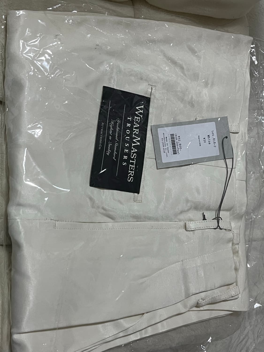 [30] 어트랙션즈 웨어마스터즈 레이온 개버딘 트라우저 팬츠 상품이미지5