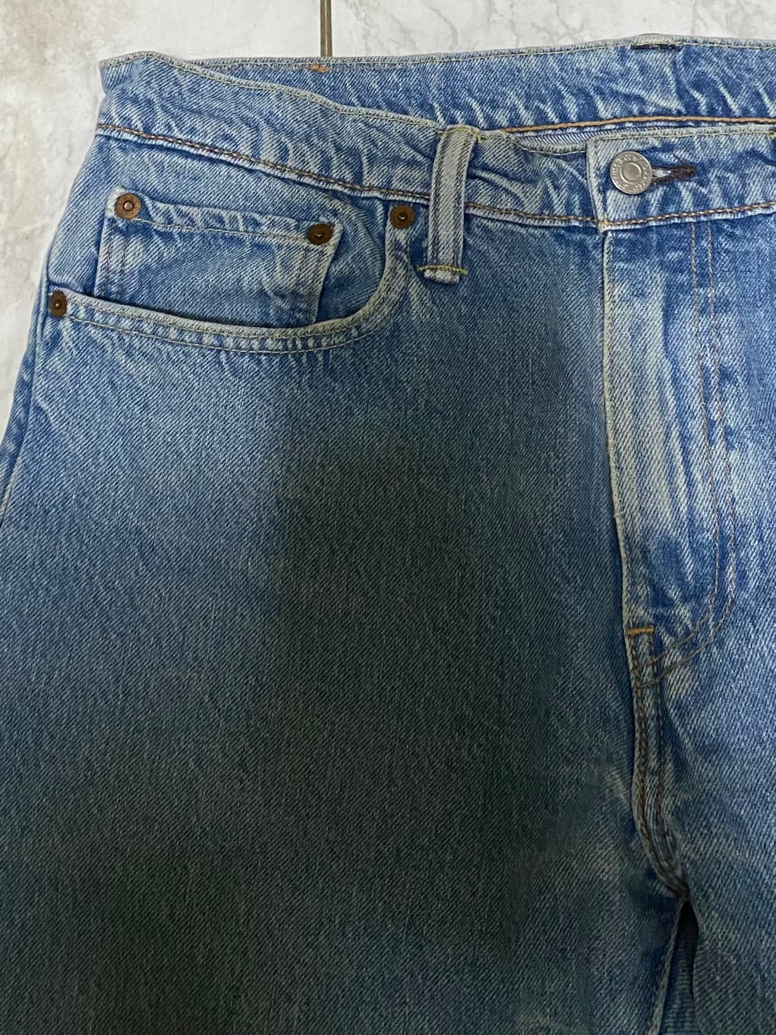 리바이스 512 연청 청바지 허리 34 인치 상품이미지2