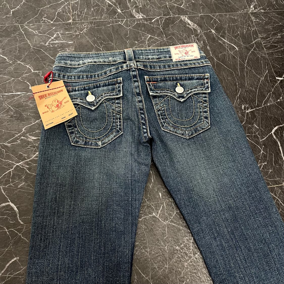 (새상품) 27in 트루릴리전 빌리 웨스턴 데님 팬츠 상품이미지4