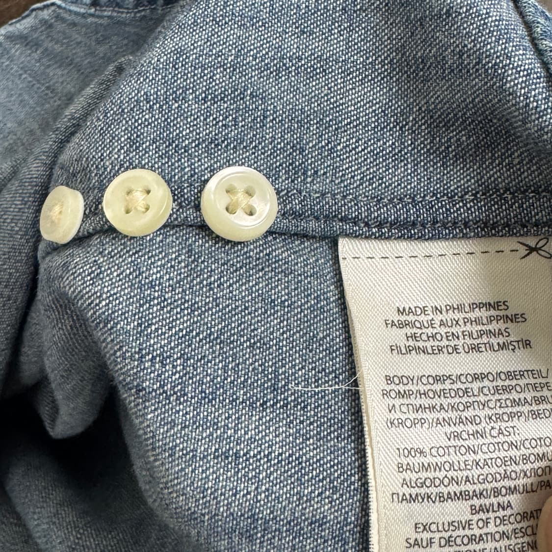 폴로 랄프로렌 데님 셔츠 L 상품이미지8