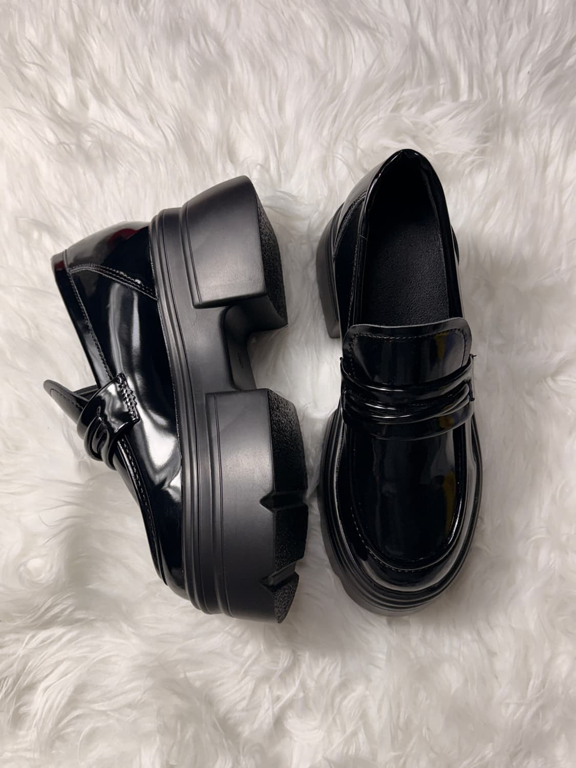 런던 청키 가보시 플랫폼 로퍼 (에나멜)245~250 상품이미지2