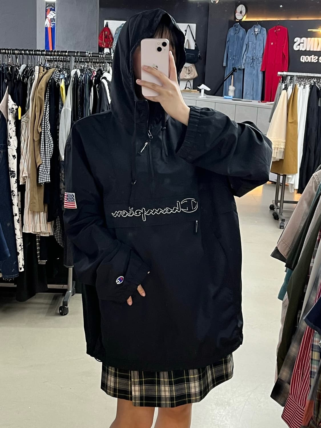 챔피온 후드 웜업 상품이미지1