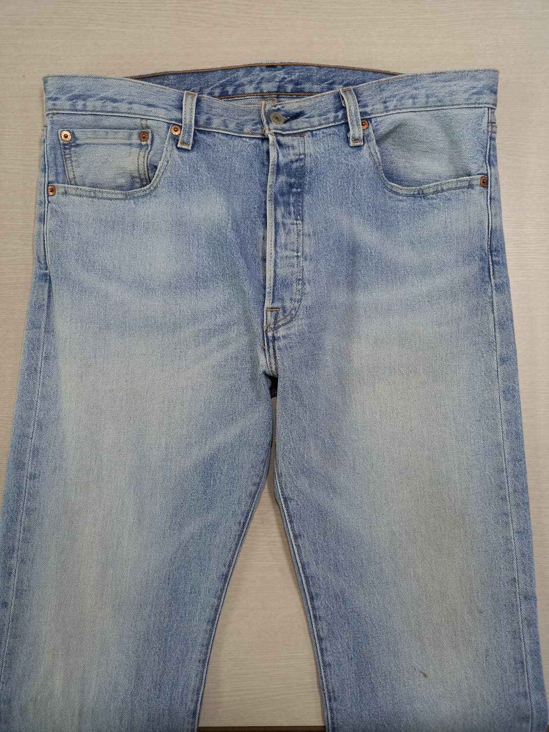 35-36 리바이스501 멕시코 스판 일자 연청 35-252 상품이미지3