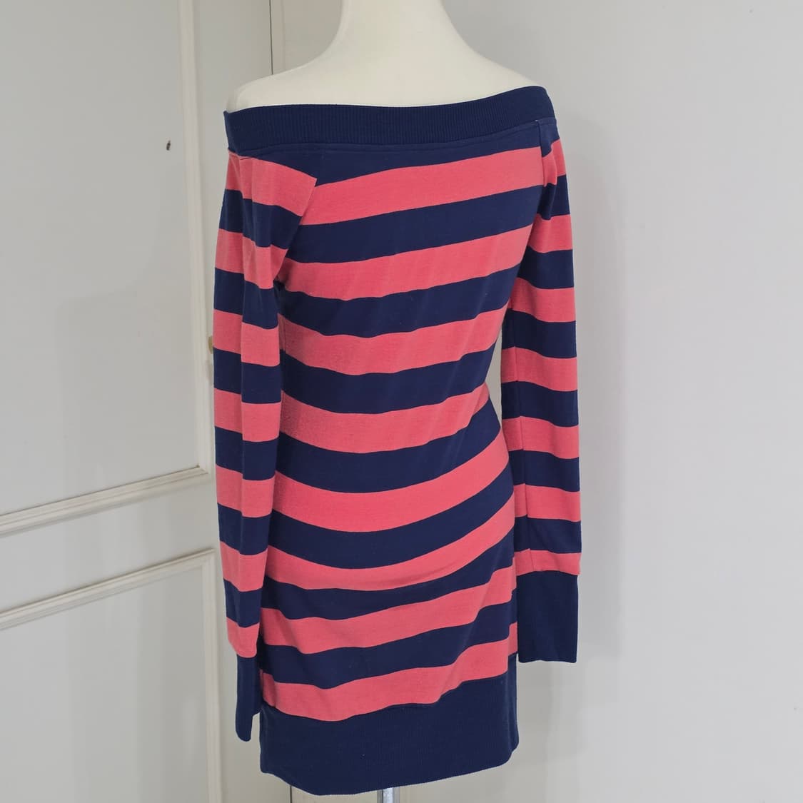 에고이스트 빈티지)오프숄더 오네갸루 y2k 90s 롱슬리브원피스 상품이미지4