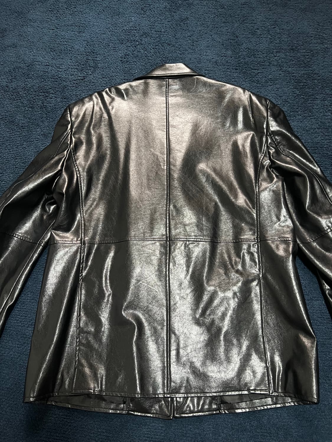 Coor 페이크 레더 자켓  상품이미지3