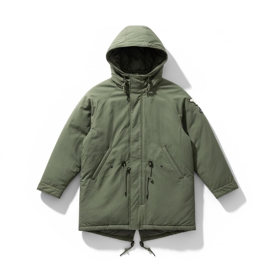 Jeep 지프 카키색 후드 야상 점퍼 상품이미지1