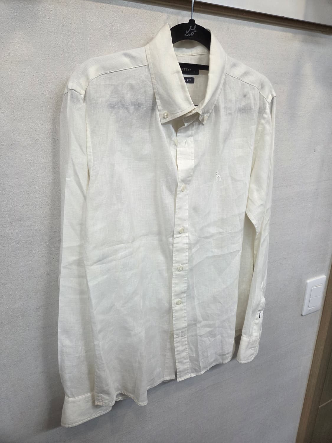 헤지스 린넨 셔츠 긴팔 95 슬림핏  상품이미지7