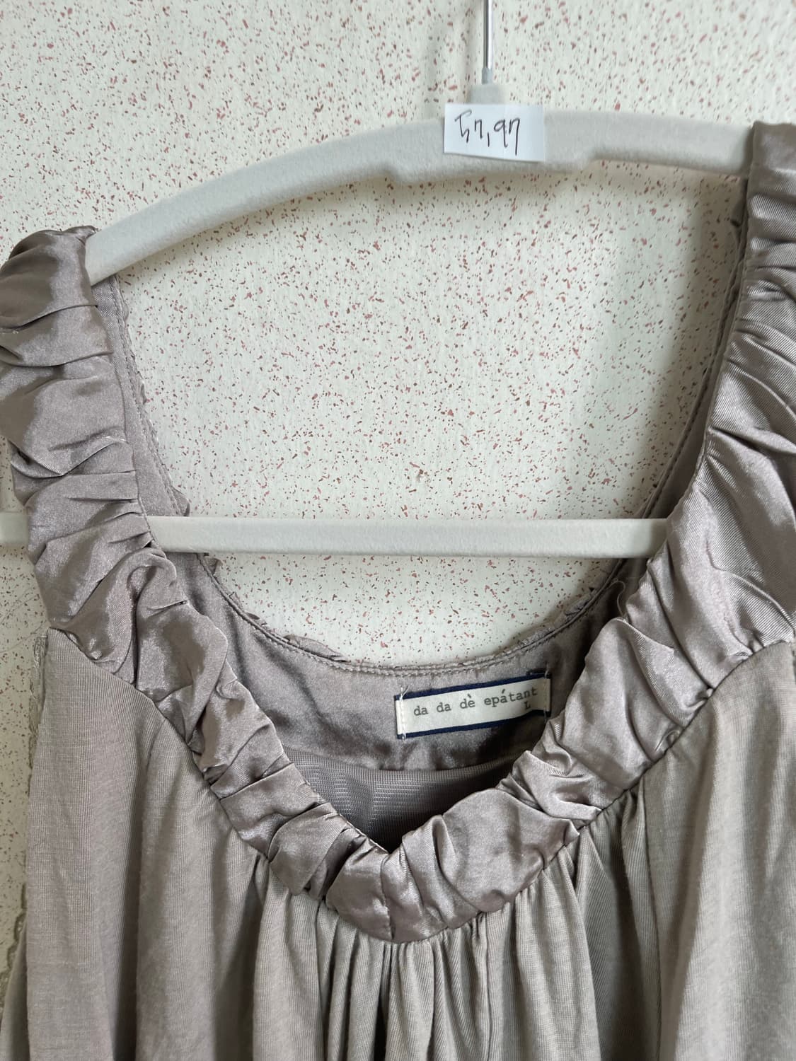 Jpn Vtg 새틴 드레스 상품이미지2