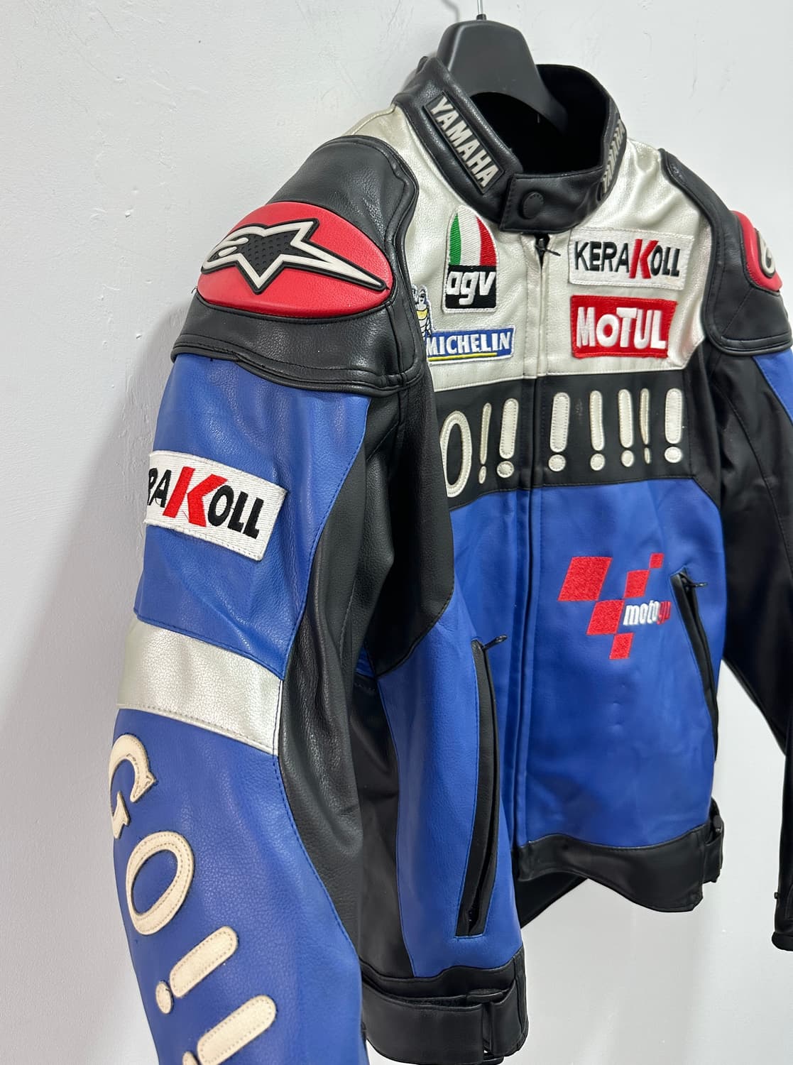 DUHAN motorsports leather lacing jacket 상품이미지4