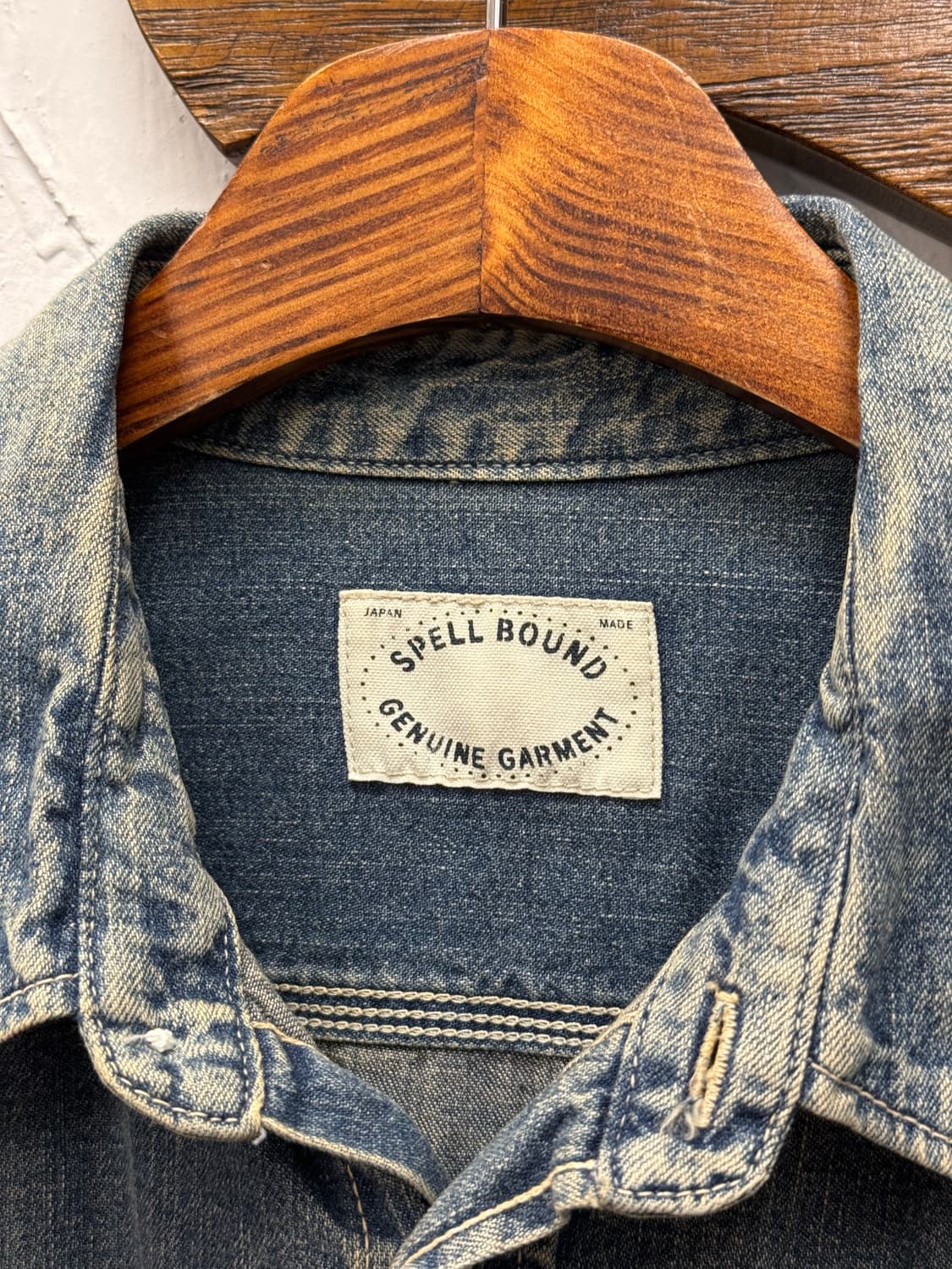 Japan SPELL BOUND Denim Work Shirt 상품이미지8